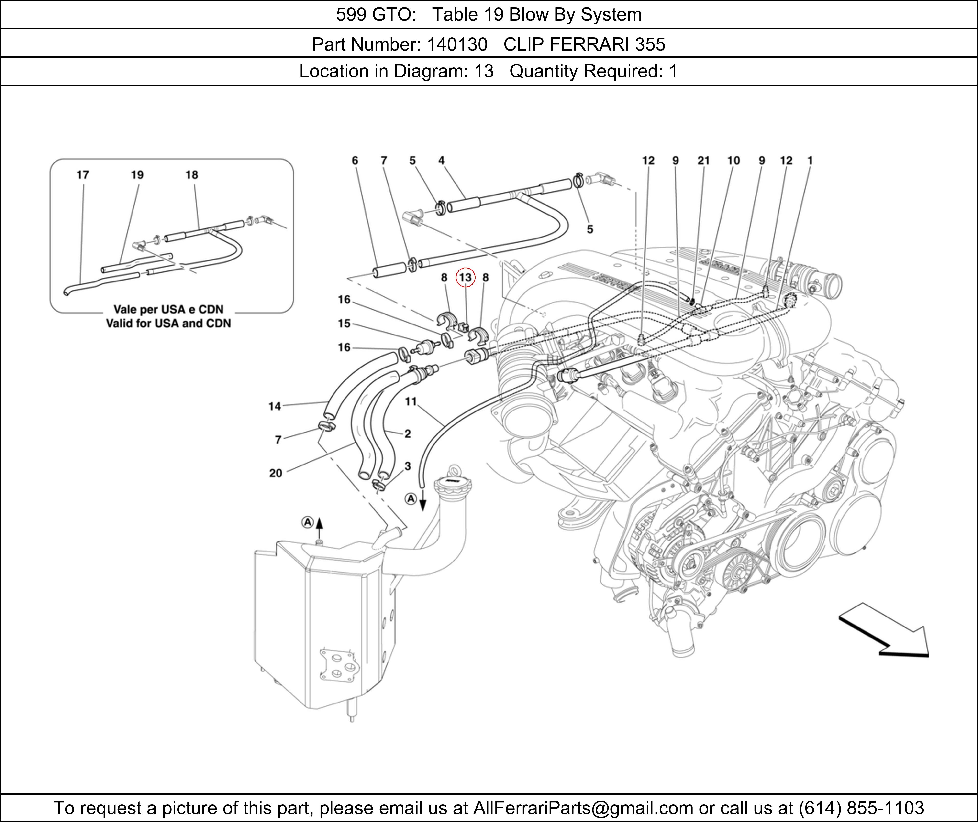 Ferrari Part 140130