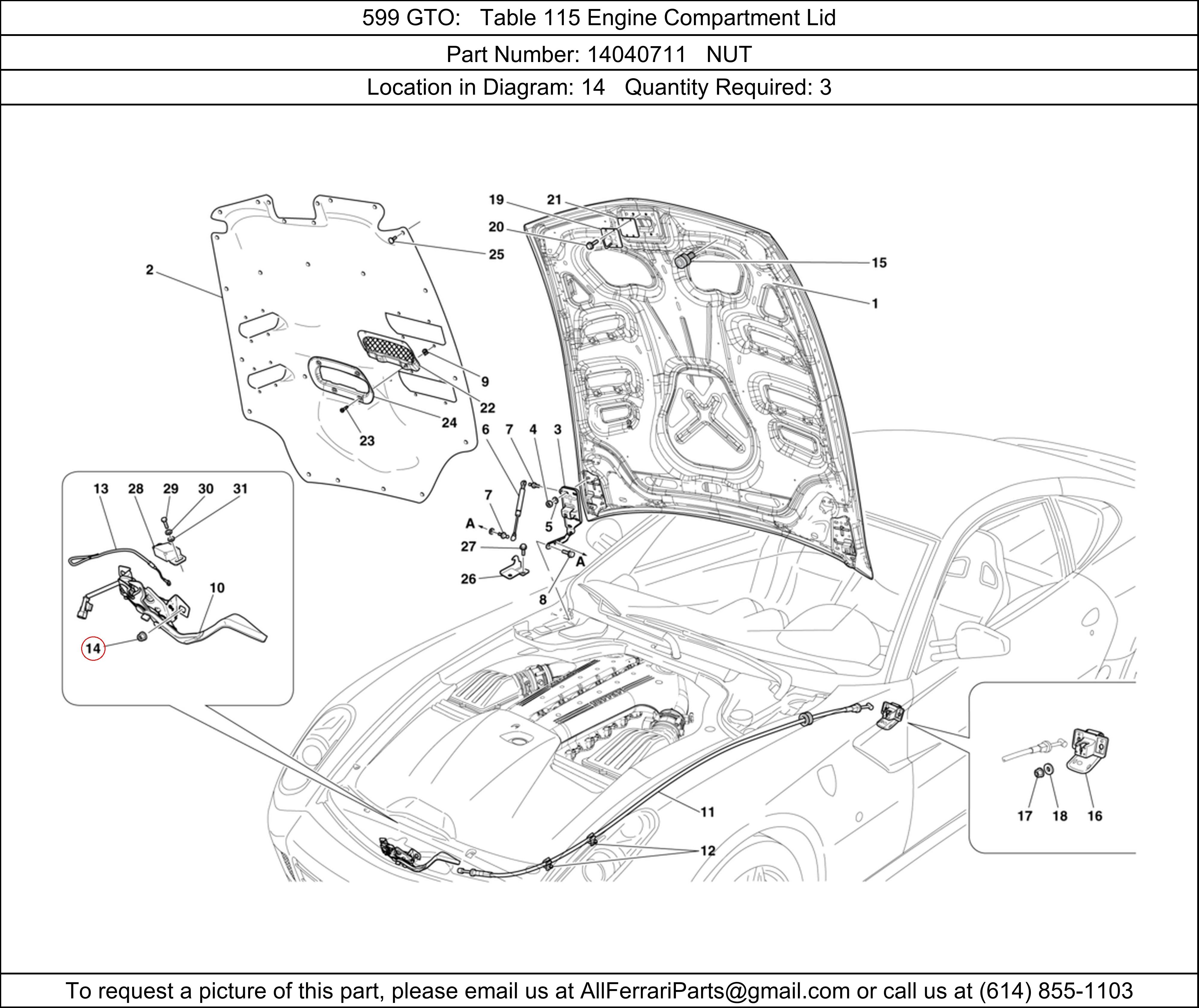 Ferrari Part 14040711