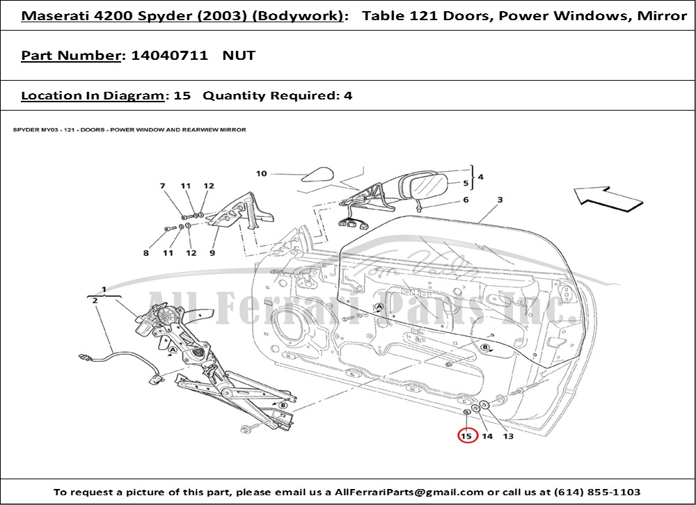 Ferrari Part 14040711