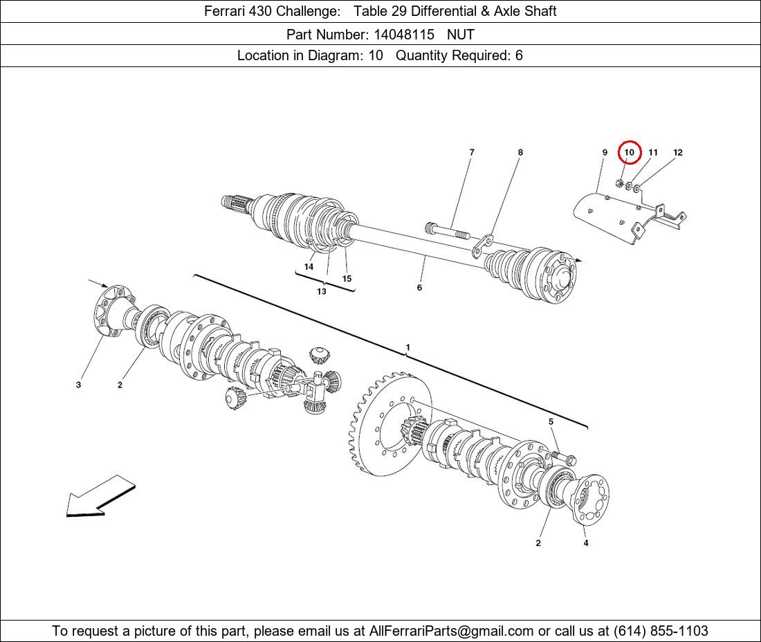 Ferrari Part 14048115