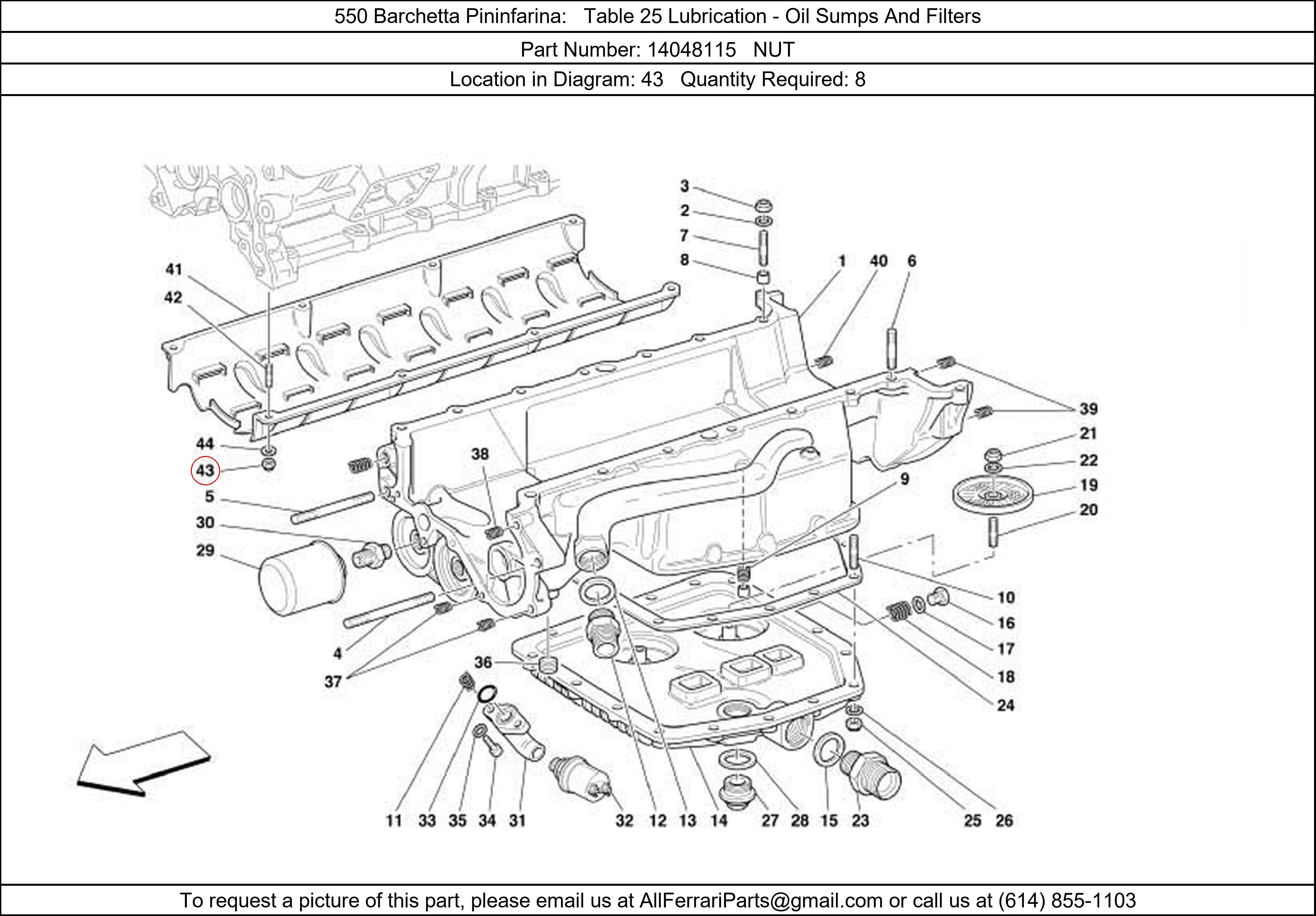 Ferrari Part 14048115