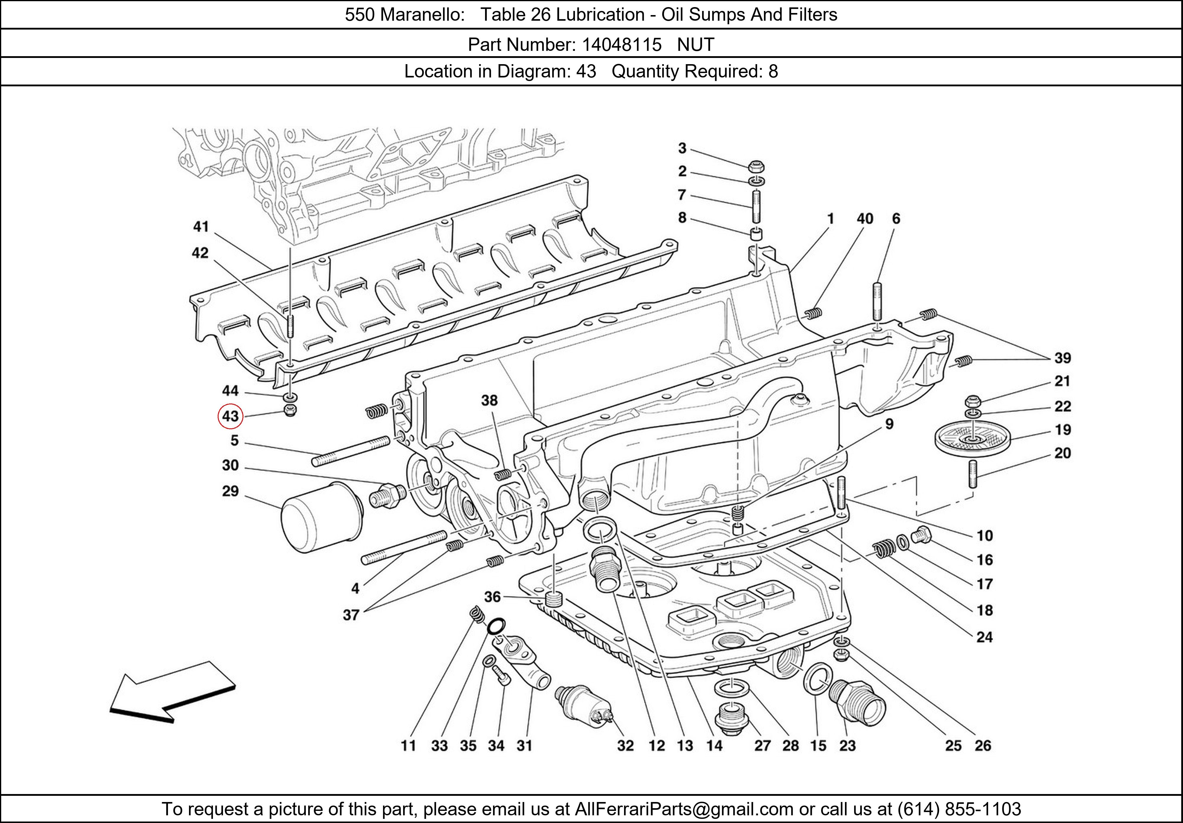 Ferrari Part 14048115