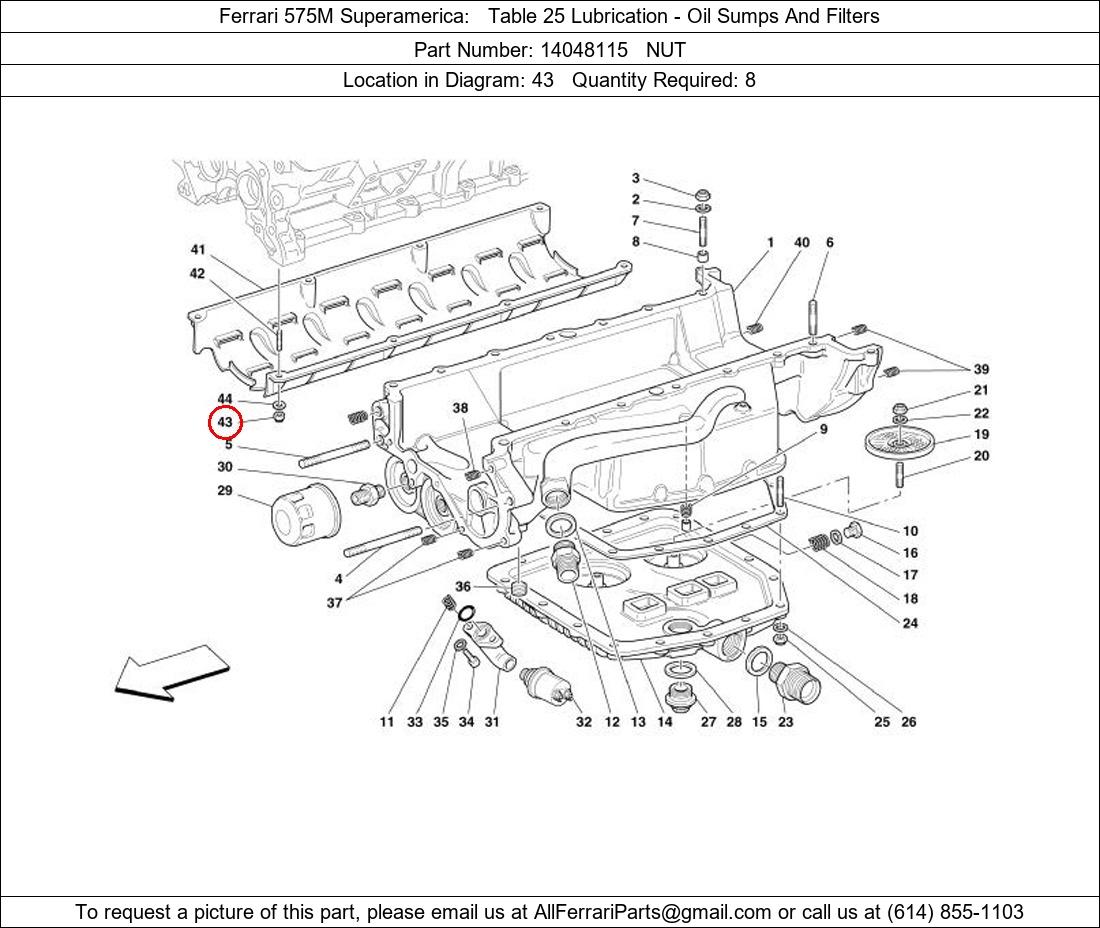 Ferrari Part 14048115