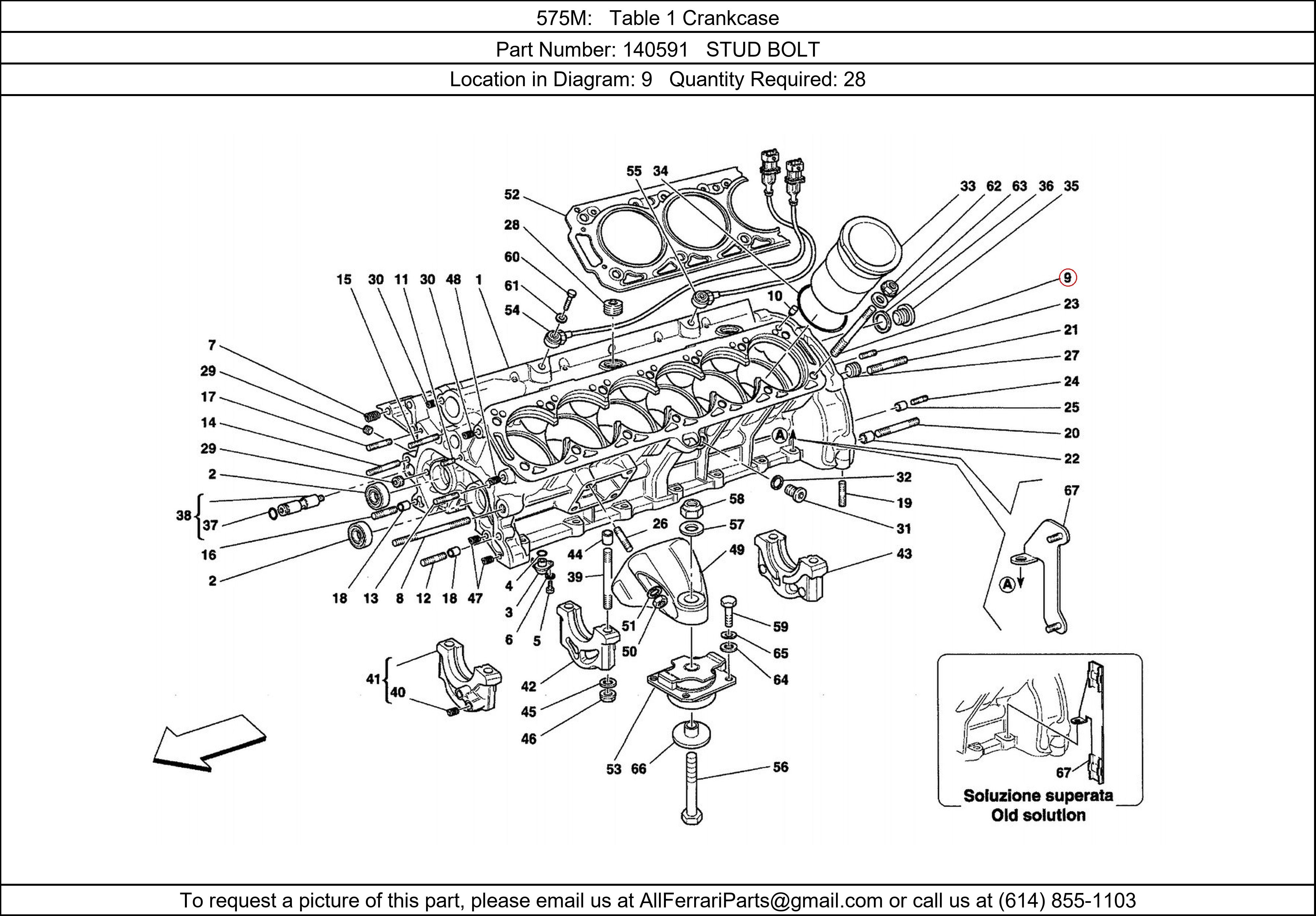 Ferrari Part 140591