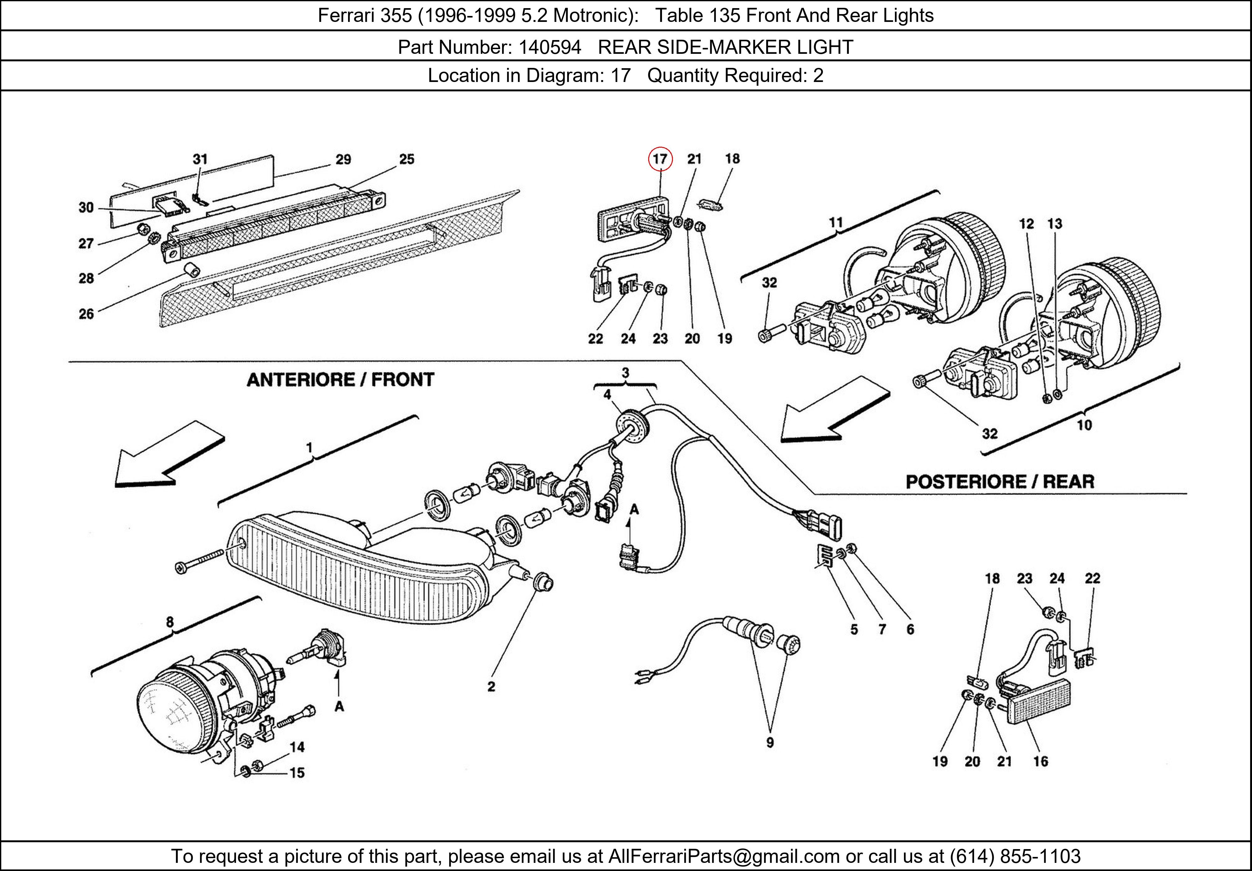 Ferrari Part 140594