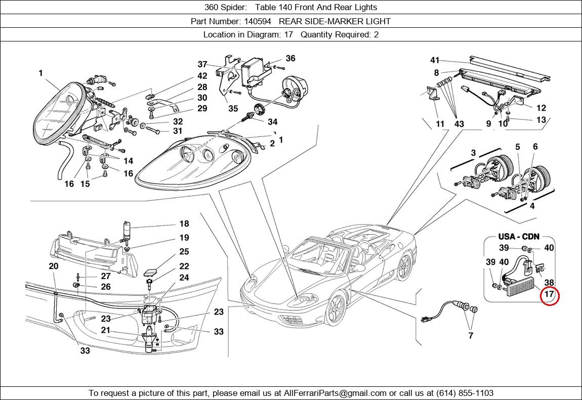 Ferrari Part 140594