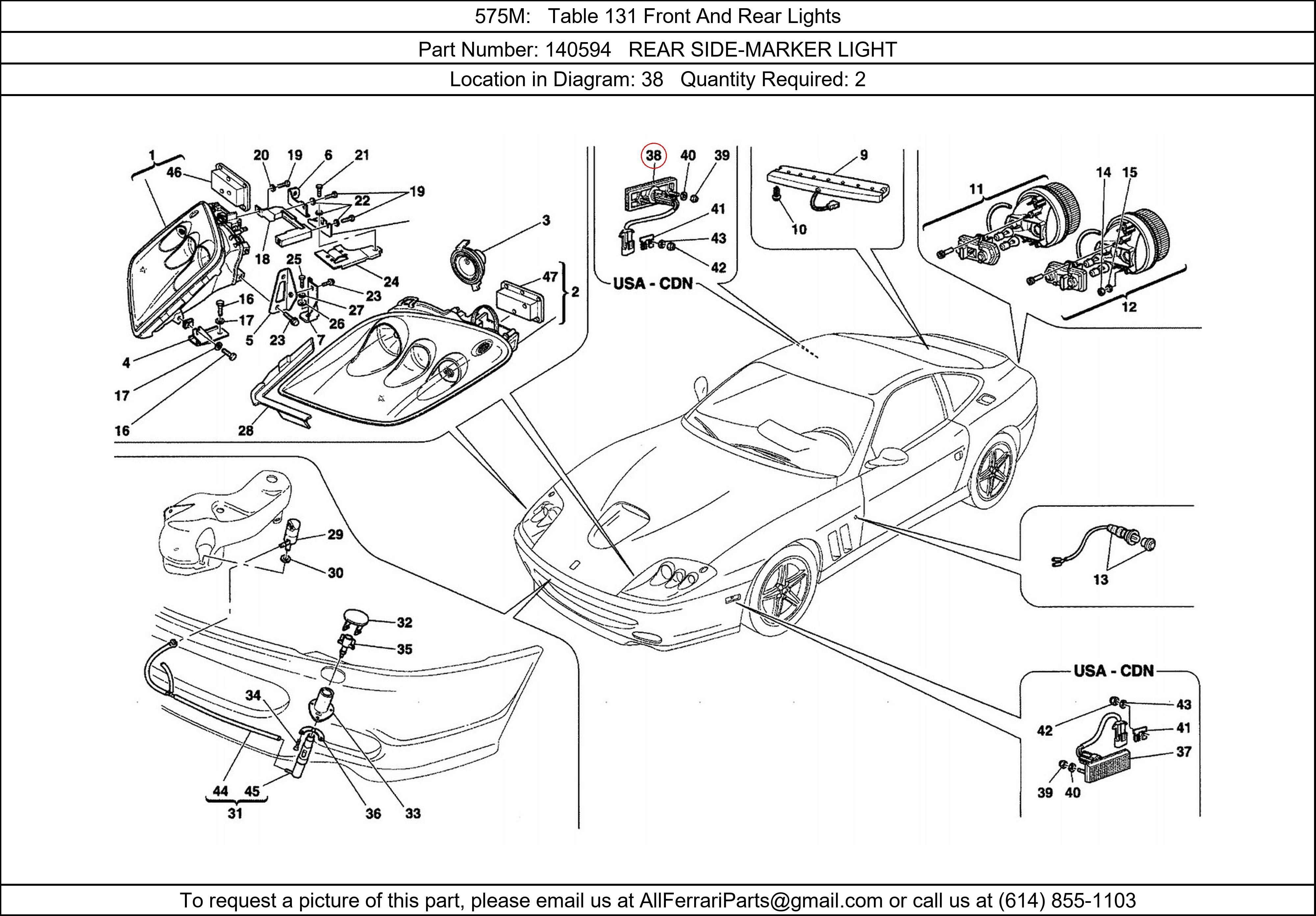 Ferrari Part 140594