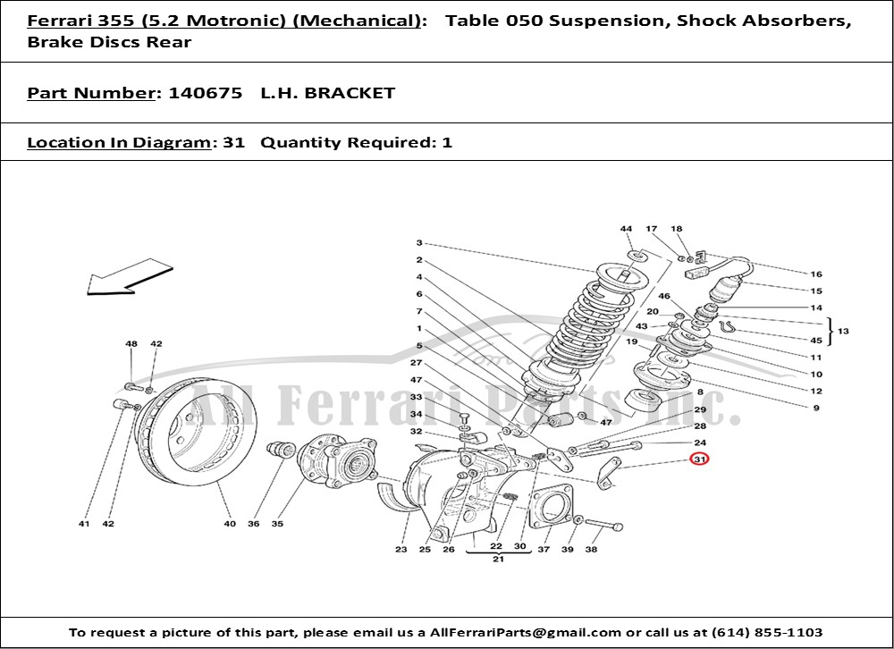 Ferrari Part 140675