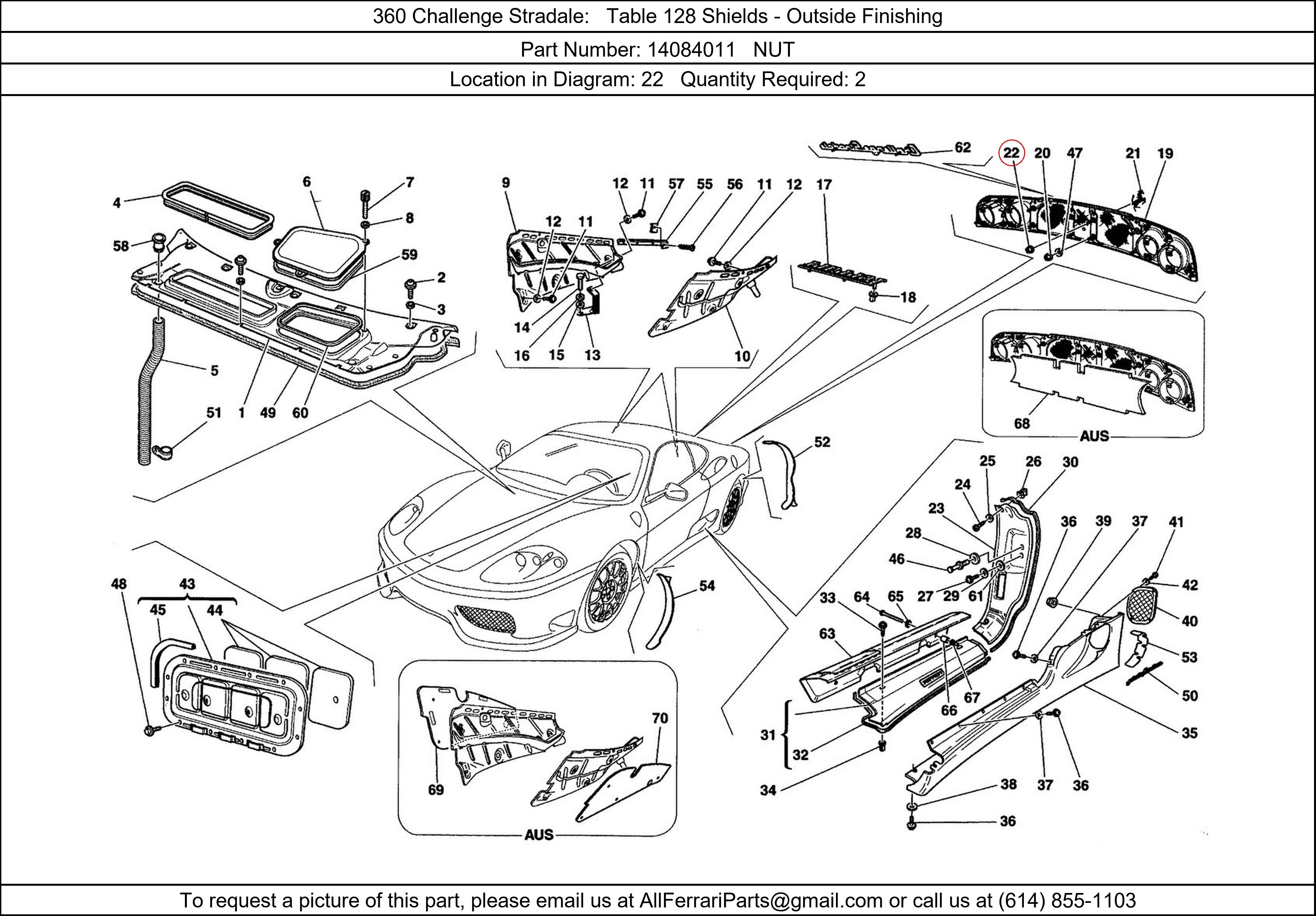 Ferrari Part 14084011