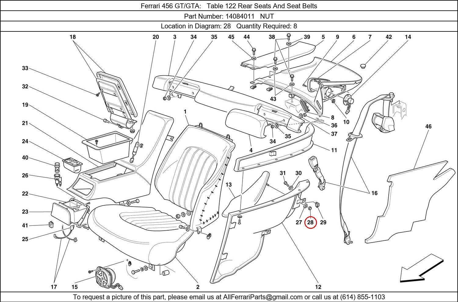 Ferrari Part 14084011