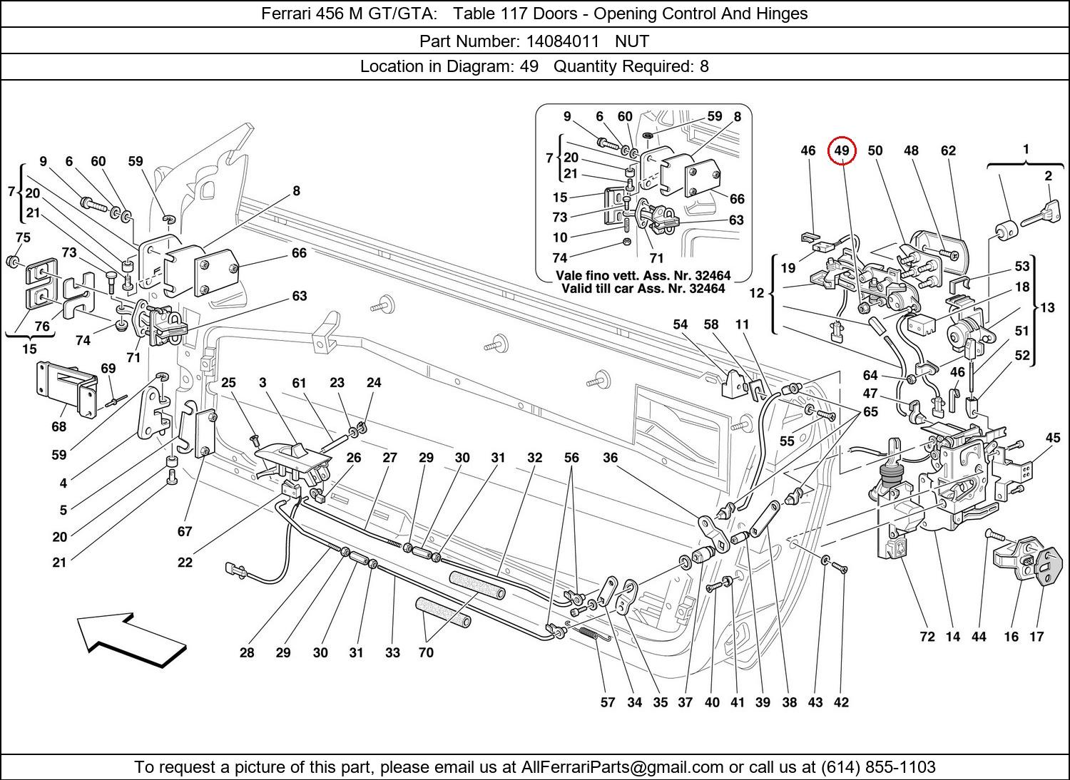 Ferrari Part 14084011