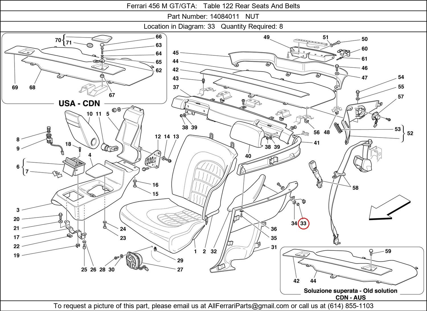 Ferrari Part 14084011