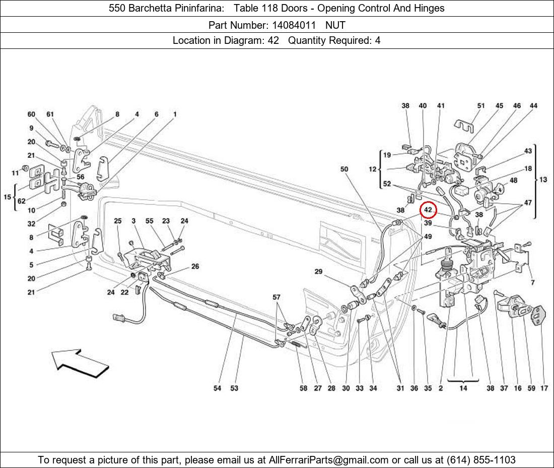 Ferrari Part 14084011