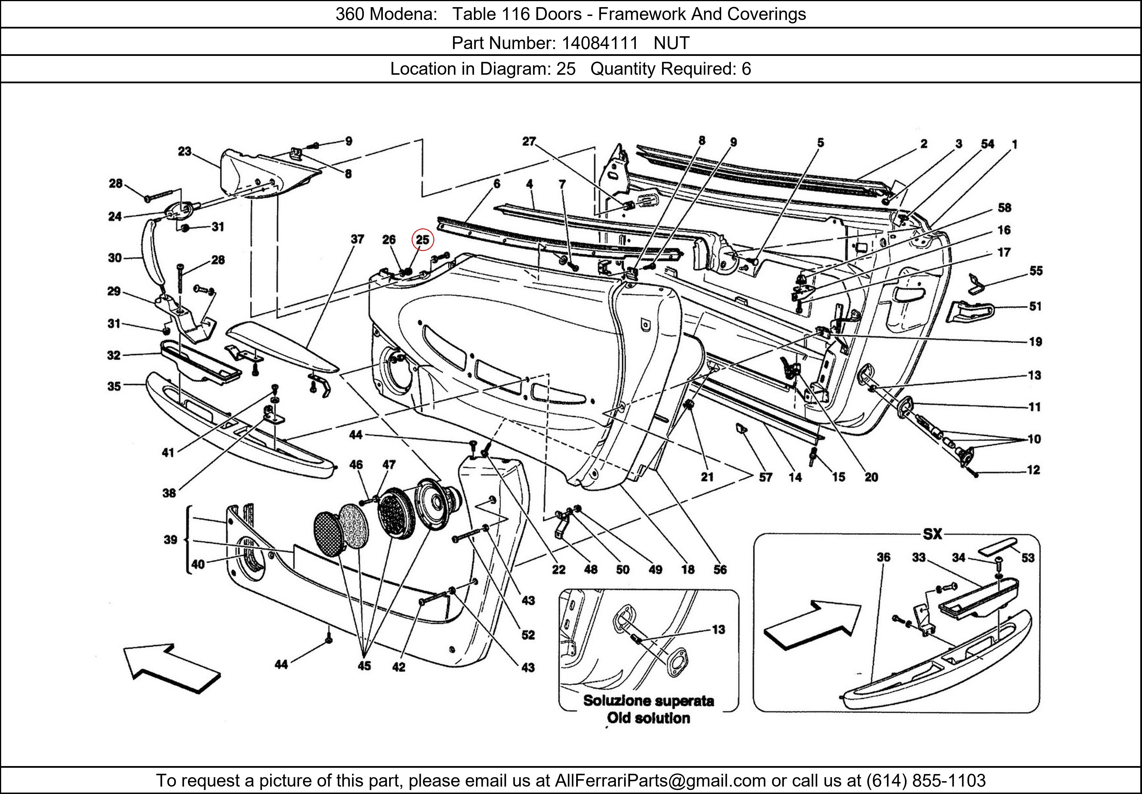 Ferrari Part 14084111