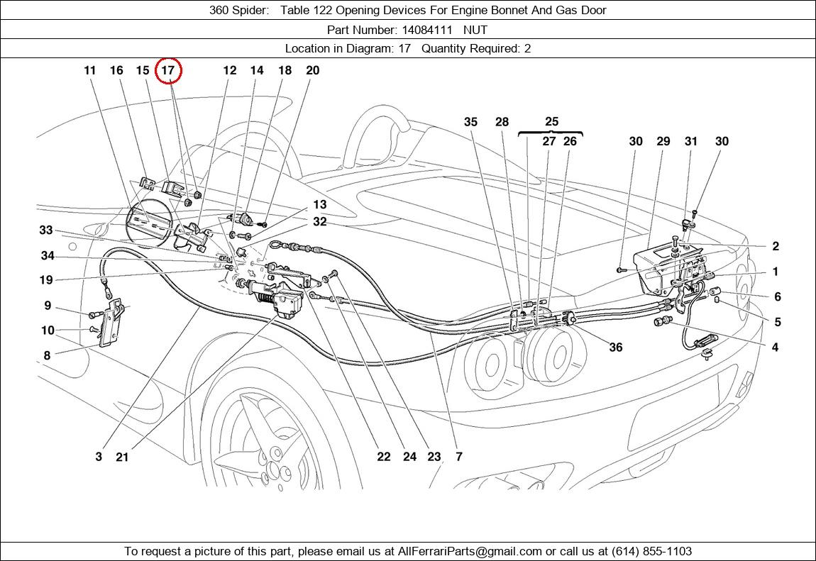 Ferrari Part 14084111