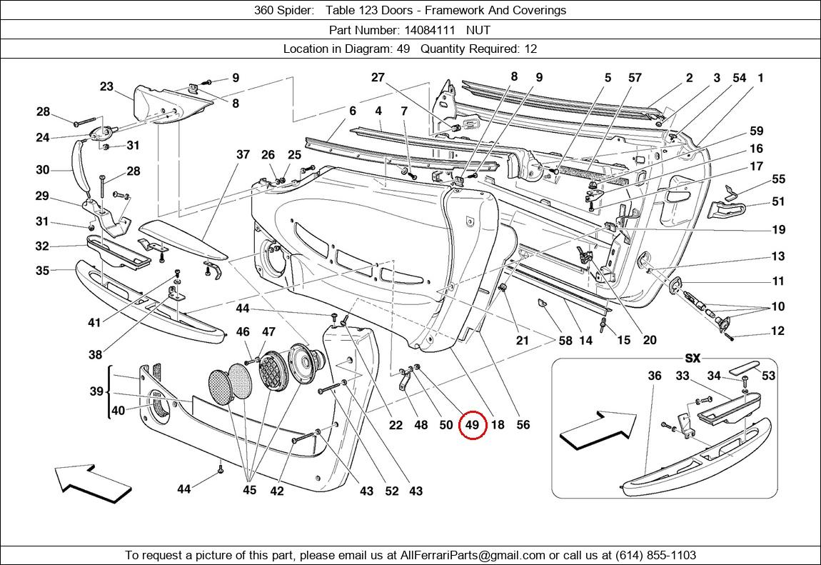 Ferrari Part 14084111