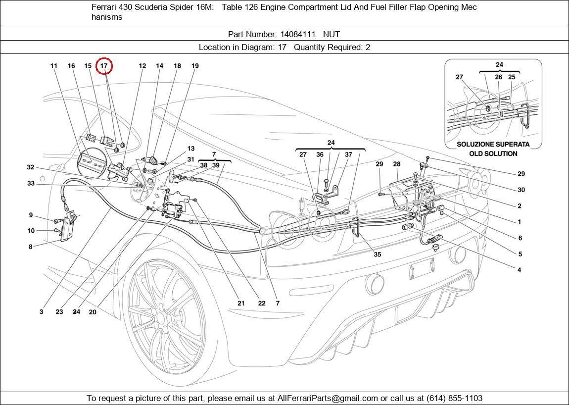 Ferrari Part 14084111