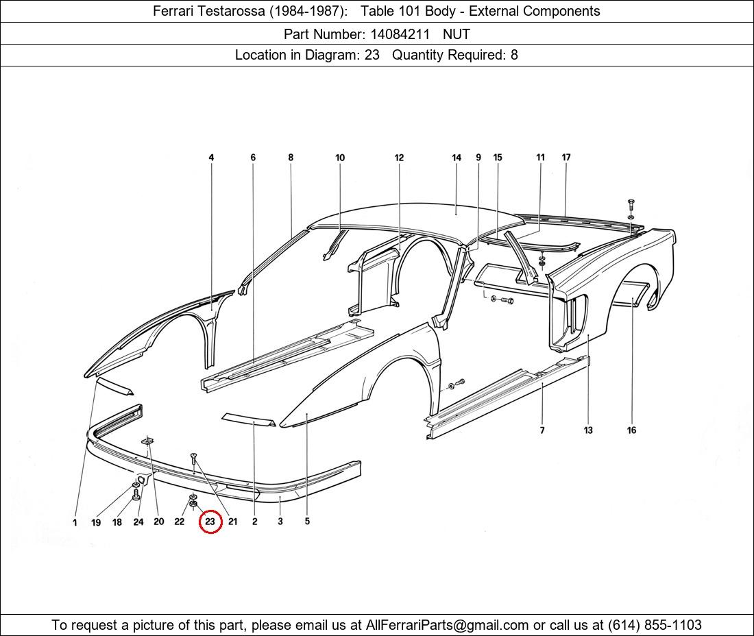 Ferrari Part 14084211