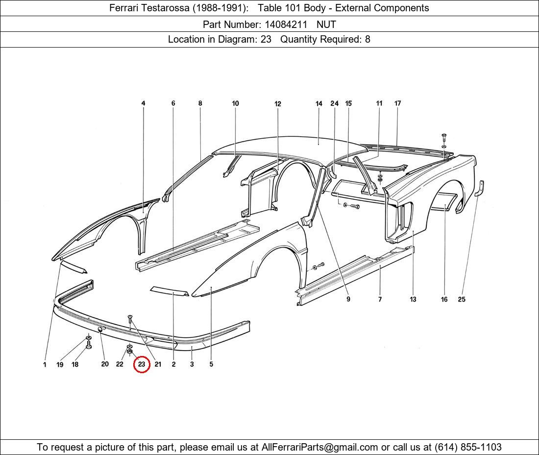 Ferrari Part 14084211