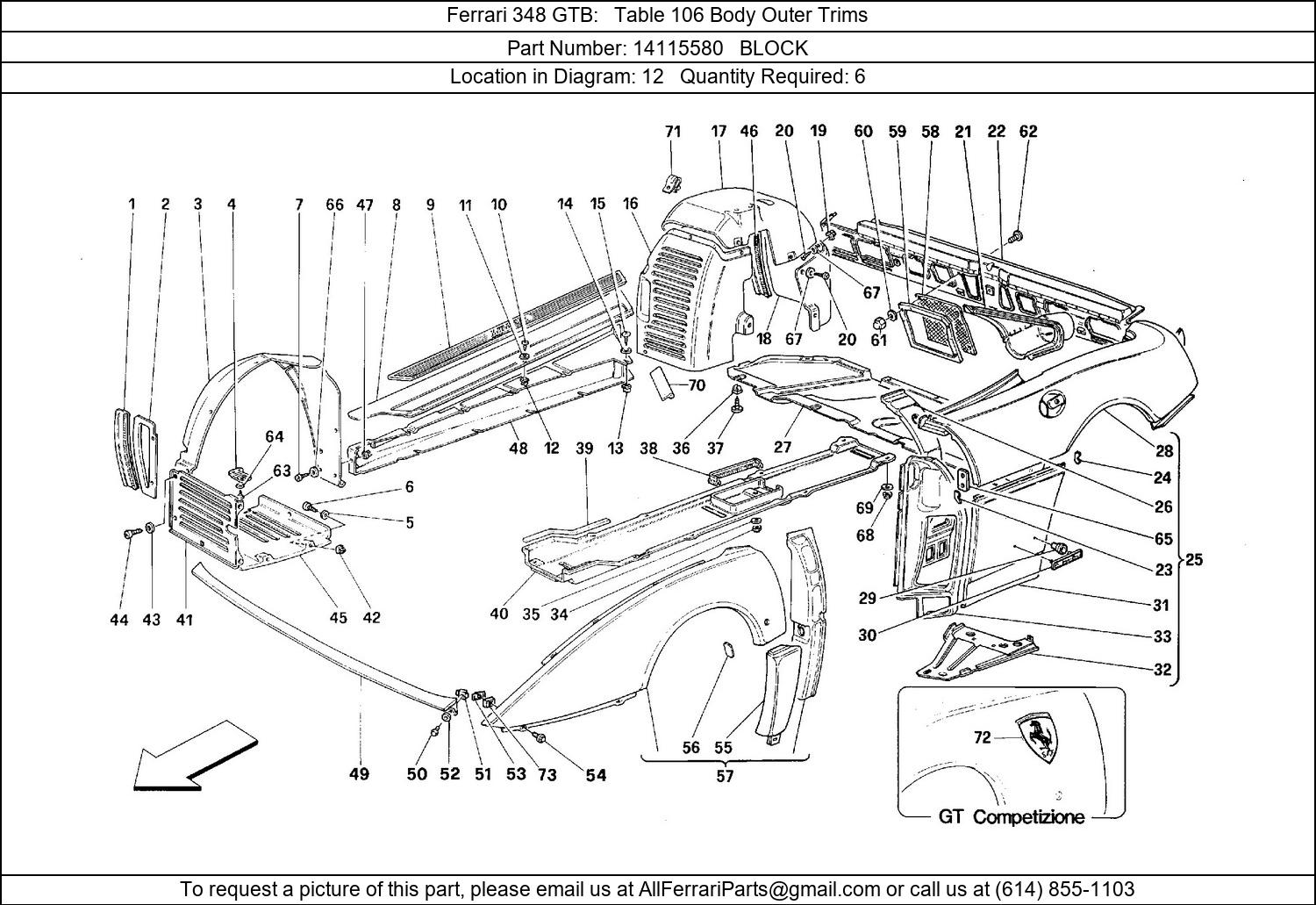 Ferrari Part 14115580