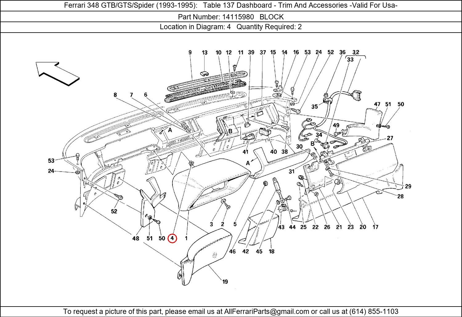 Ferrari Part 14115980