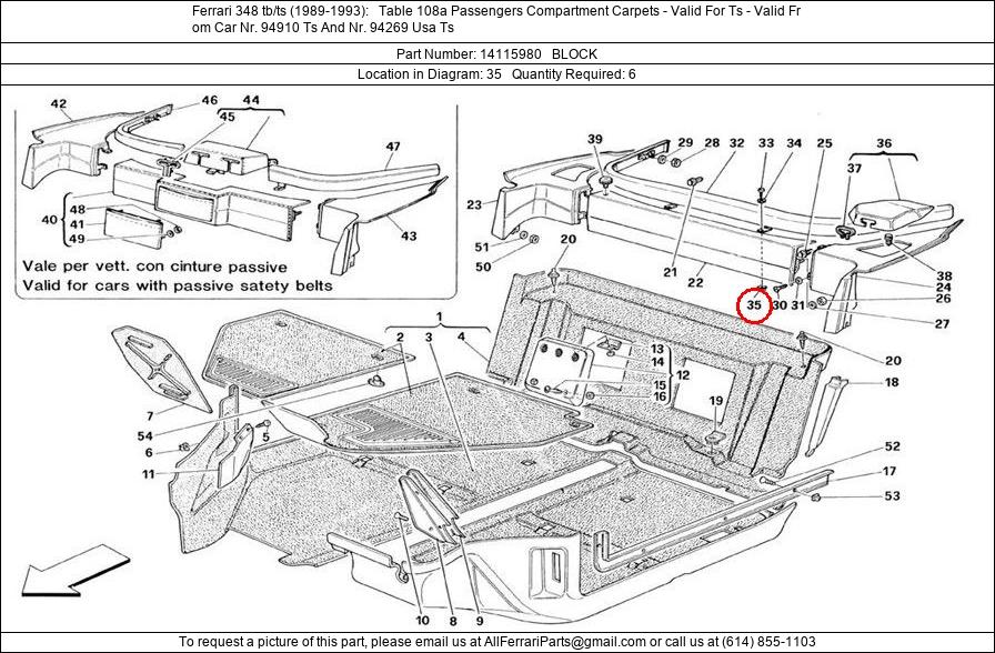 Ferrari Part 14115980