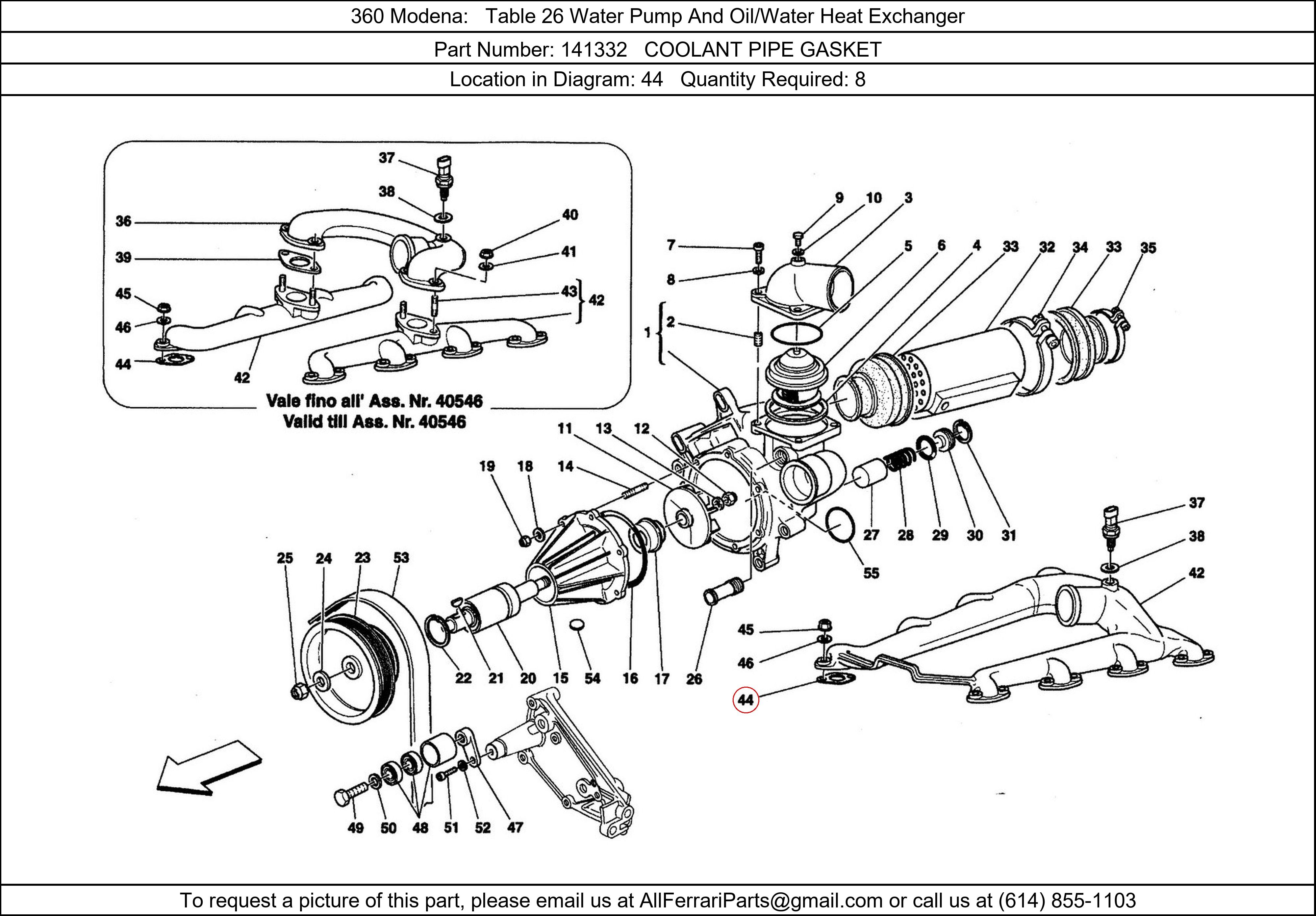 Ferrari Part 141332