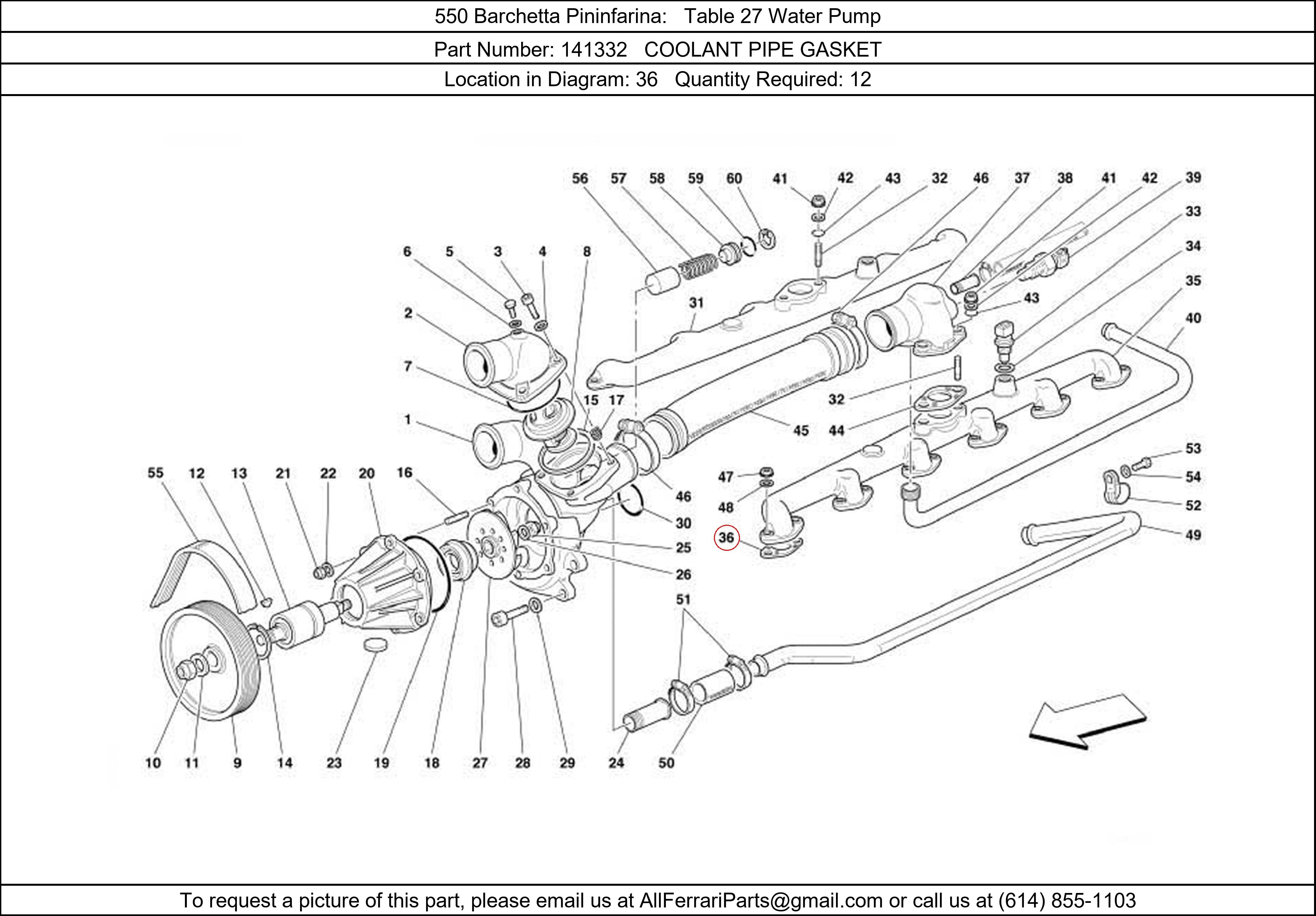 Ferrari Part 141332