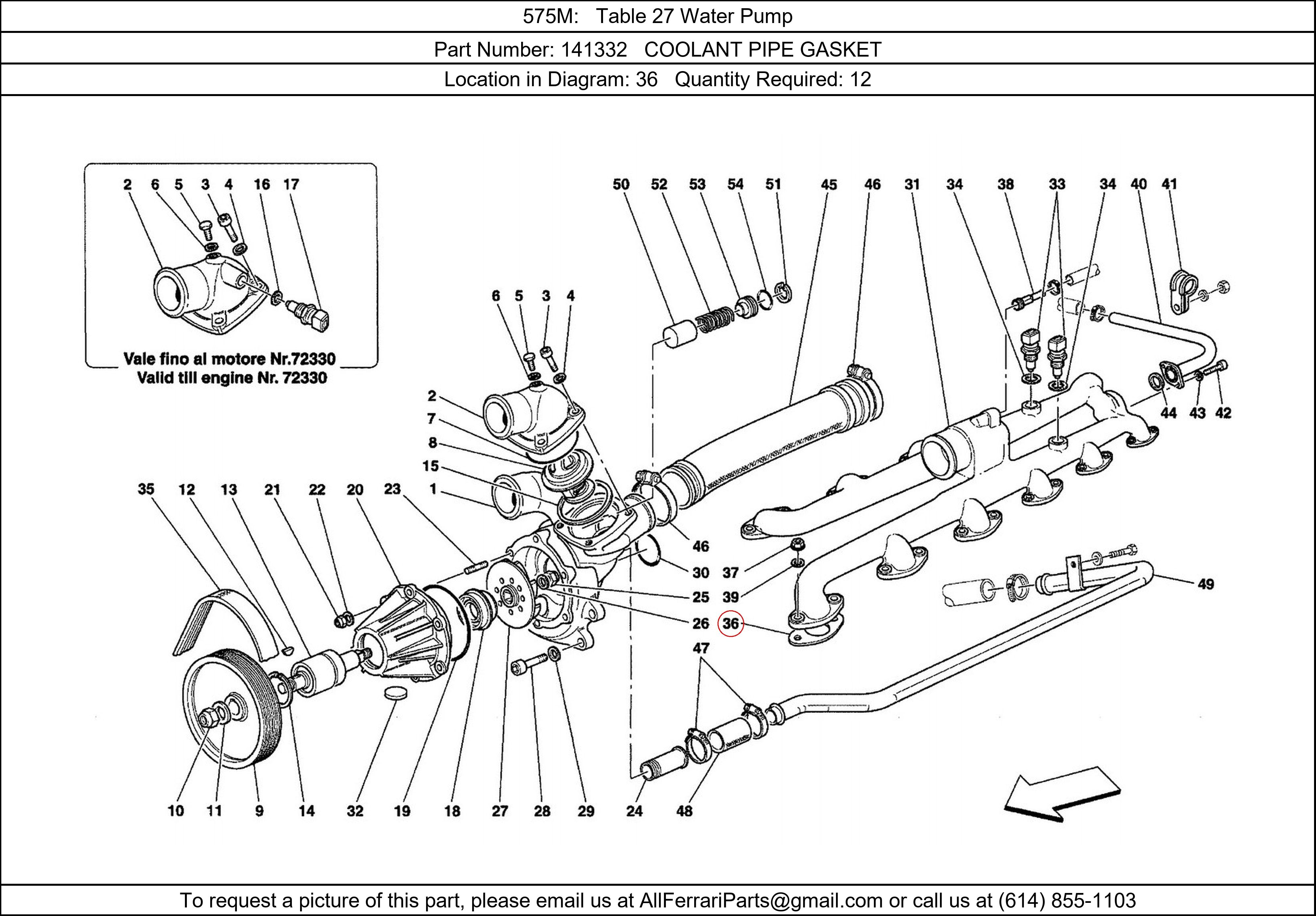 Ferrari Part 141332