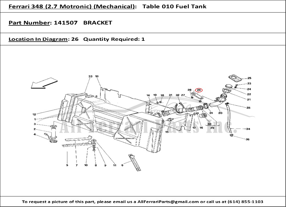 Ferrari Part 141507