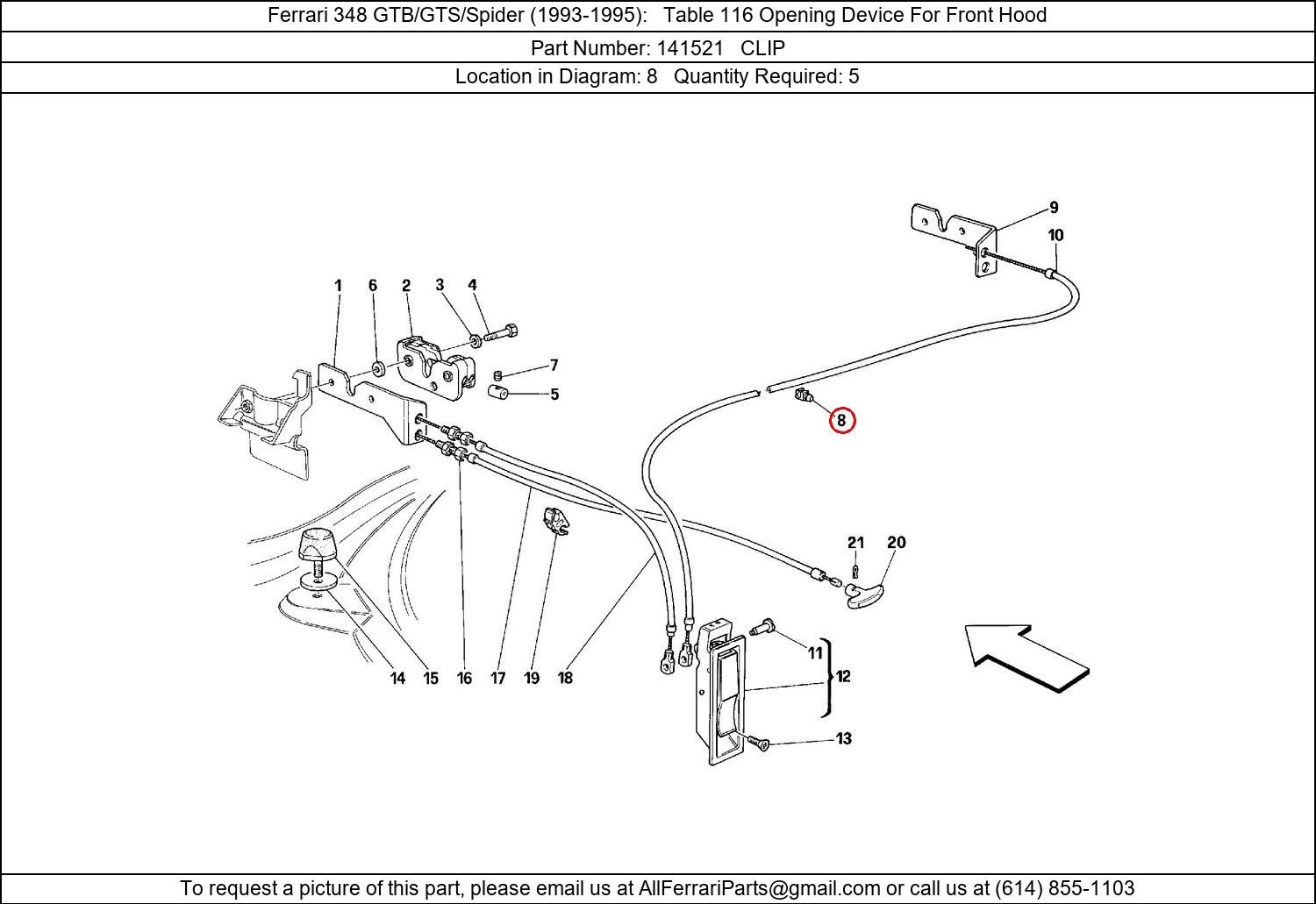 Ferrari Part 141521