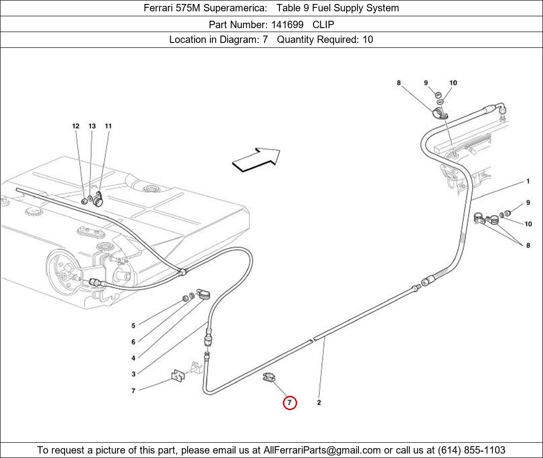 Ferrari Part 141699