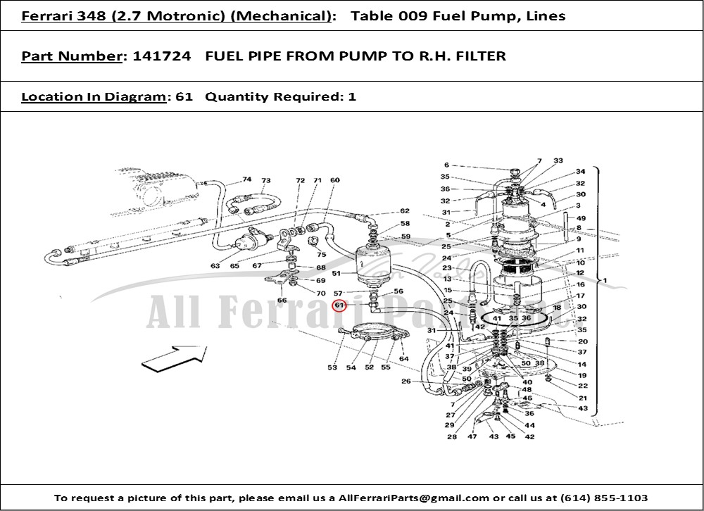 Ferrari Part 141724