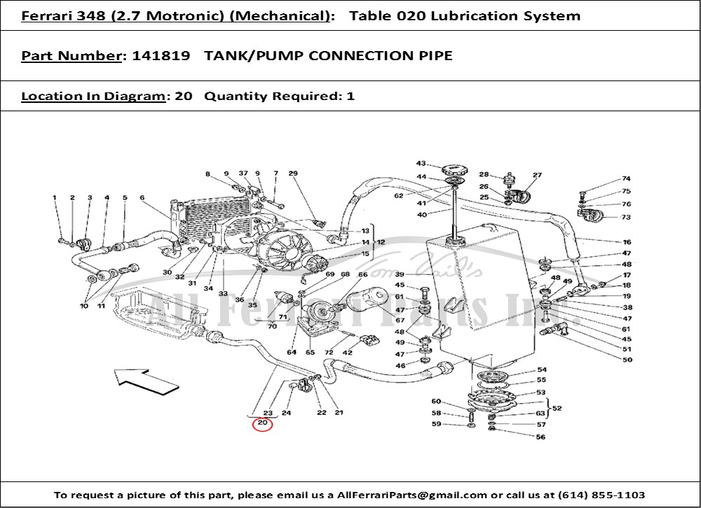 Ferrari Part 141819