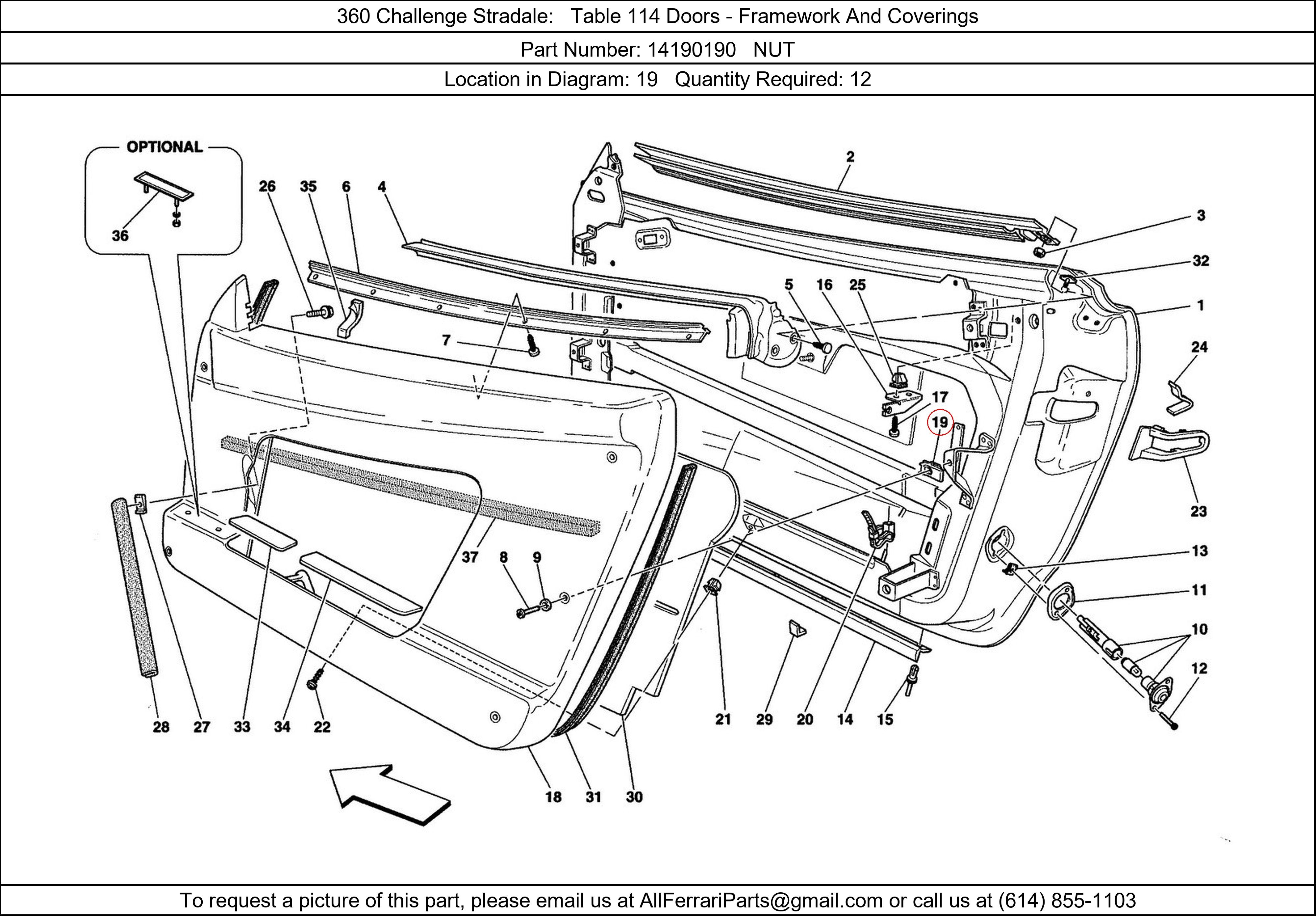 Ferrari Part 14190190