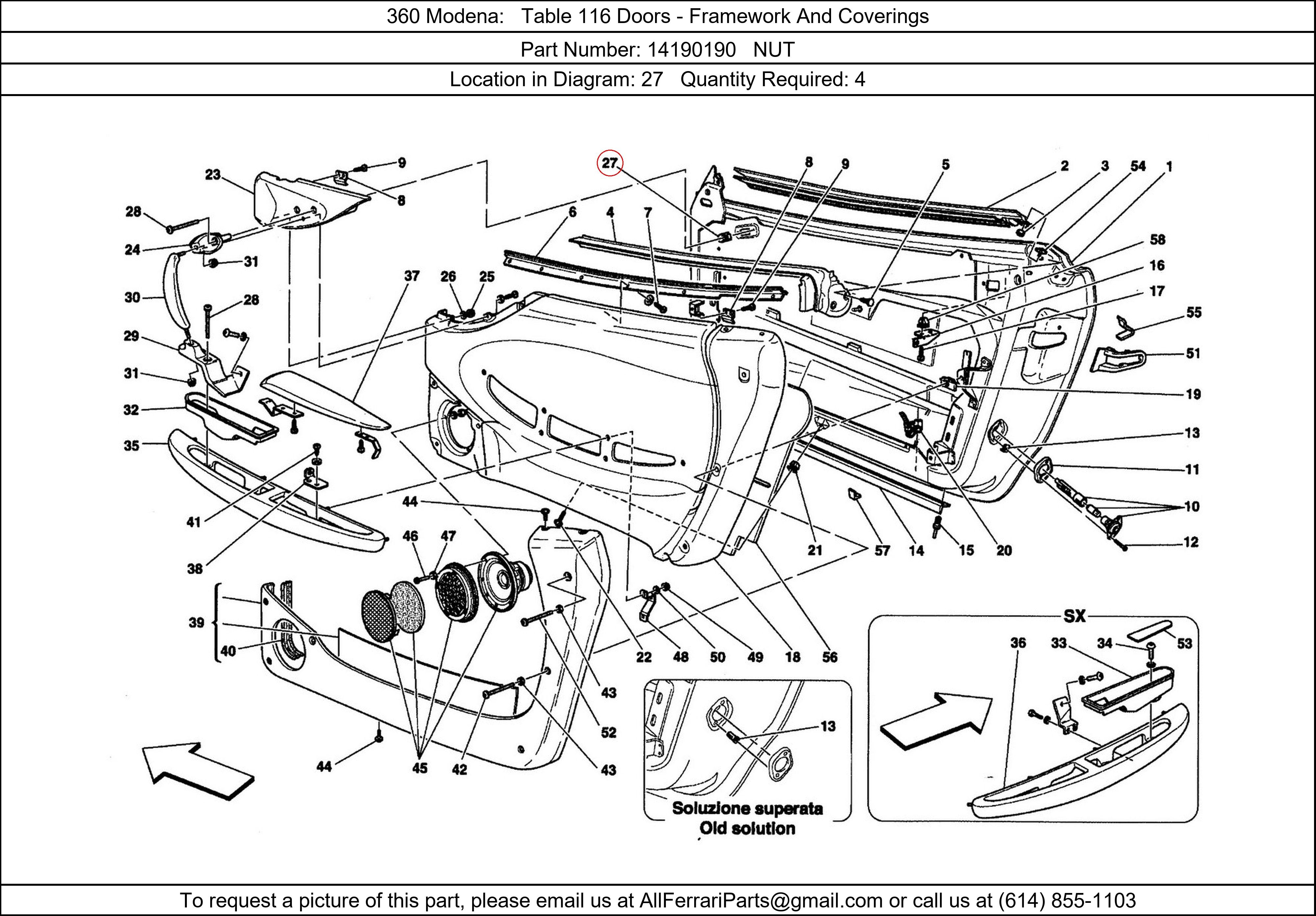 Ferrari Part 14190190