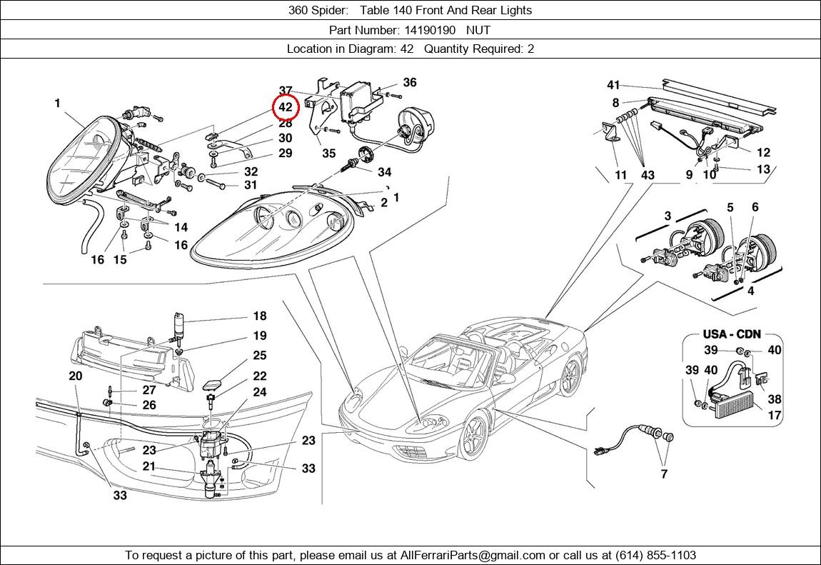 Ferrari Part 14190190