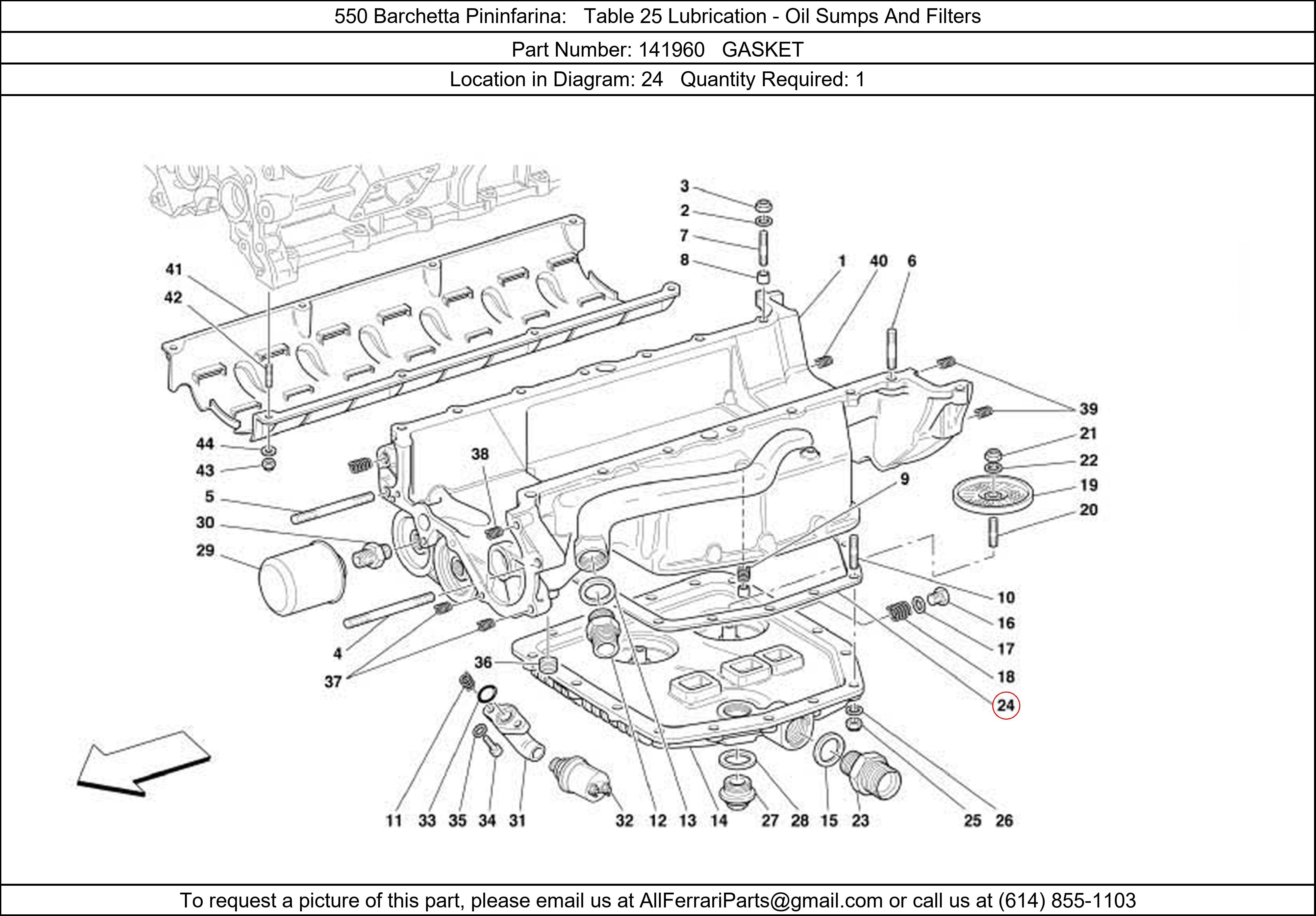 Ferrari Part 141960