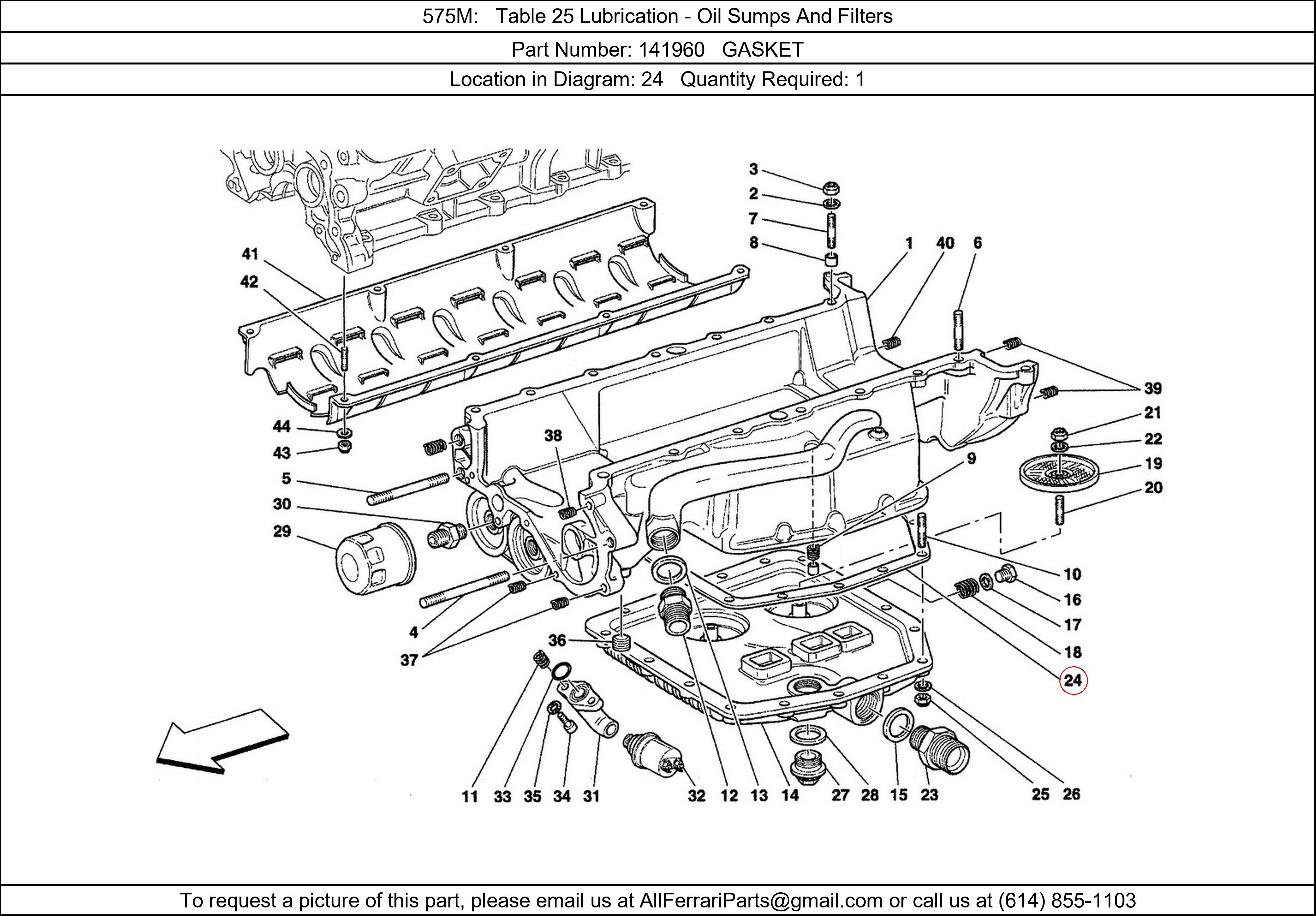 Ferrari Part 141960