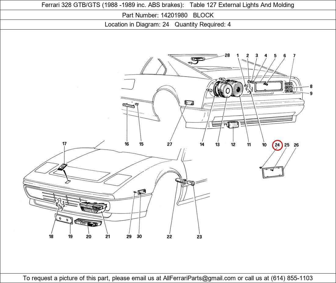 Ferrari Part 14201980