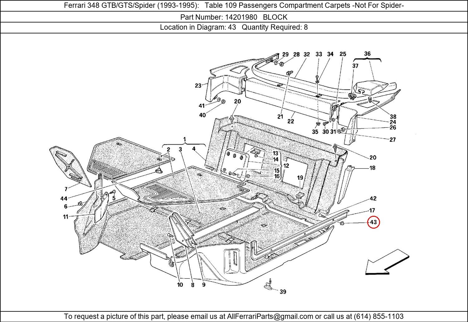 Ferrari Part 14201980