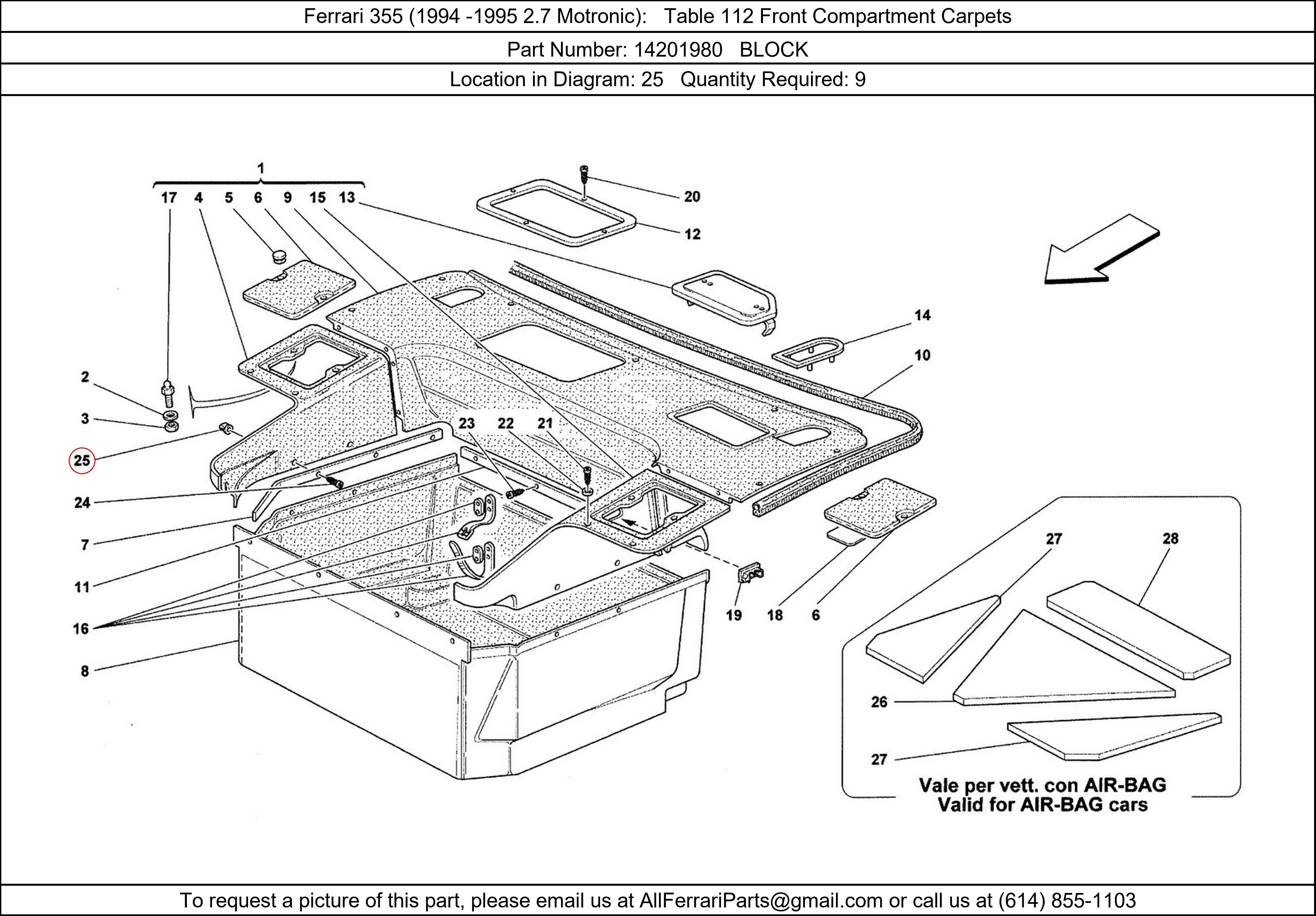 Ferrari Part 14201980