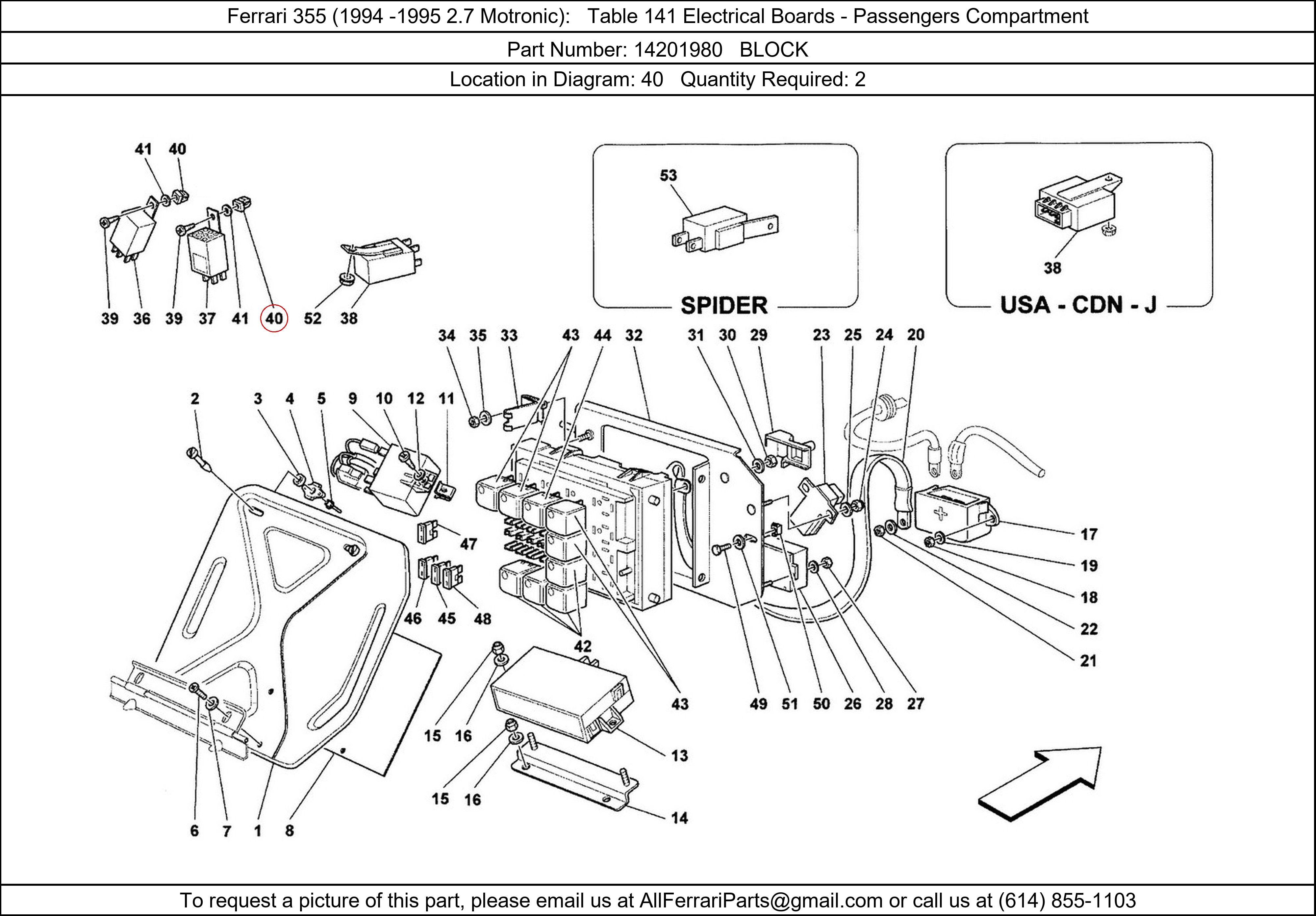 Ferrari Part 14201980