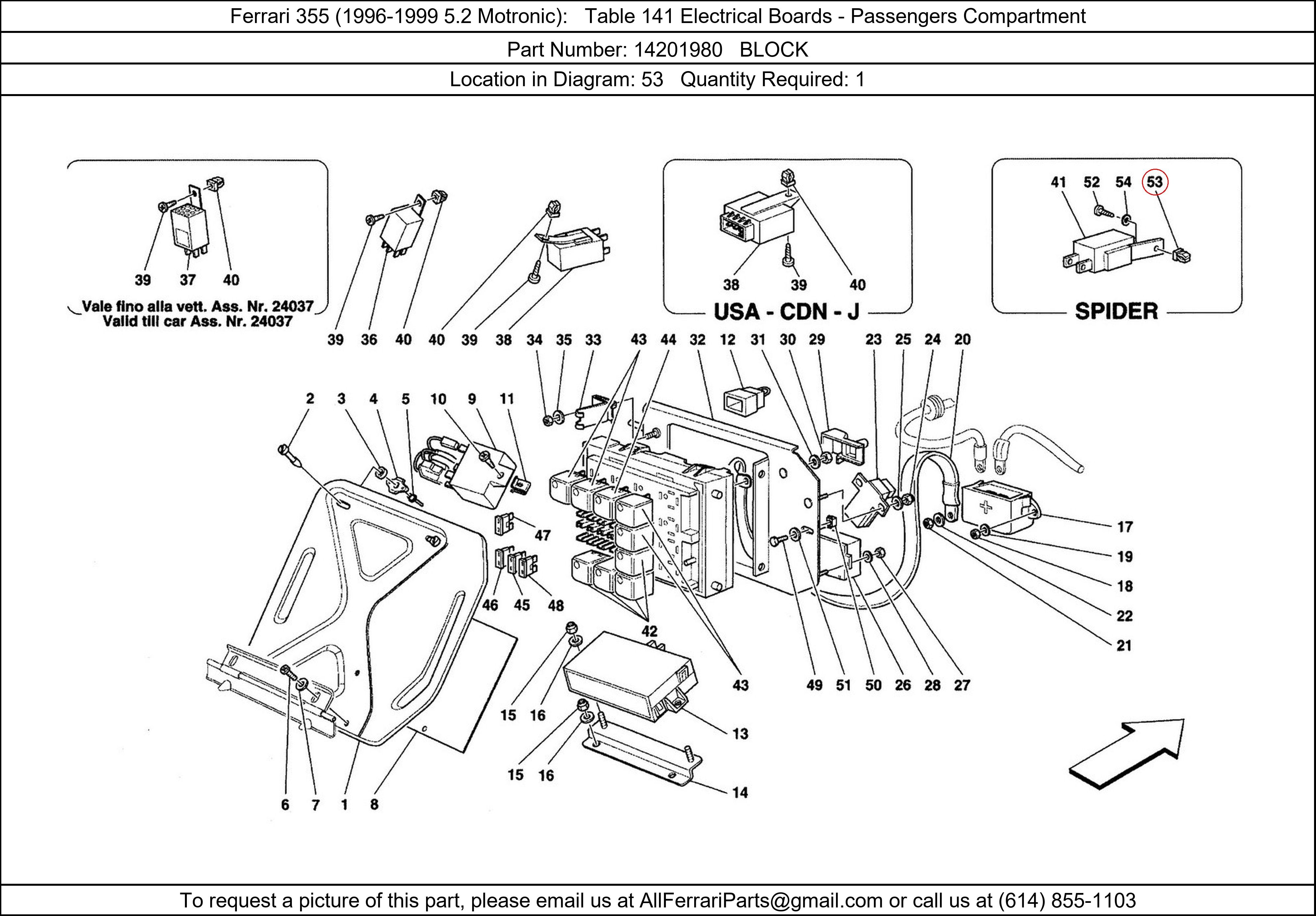 Ferrari Part 14201980