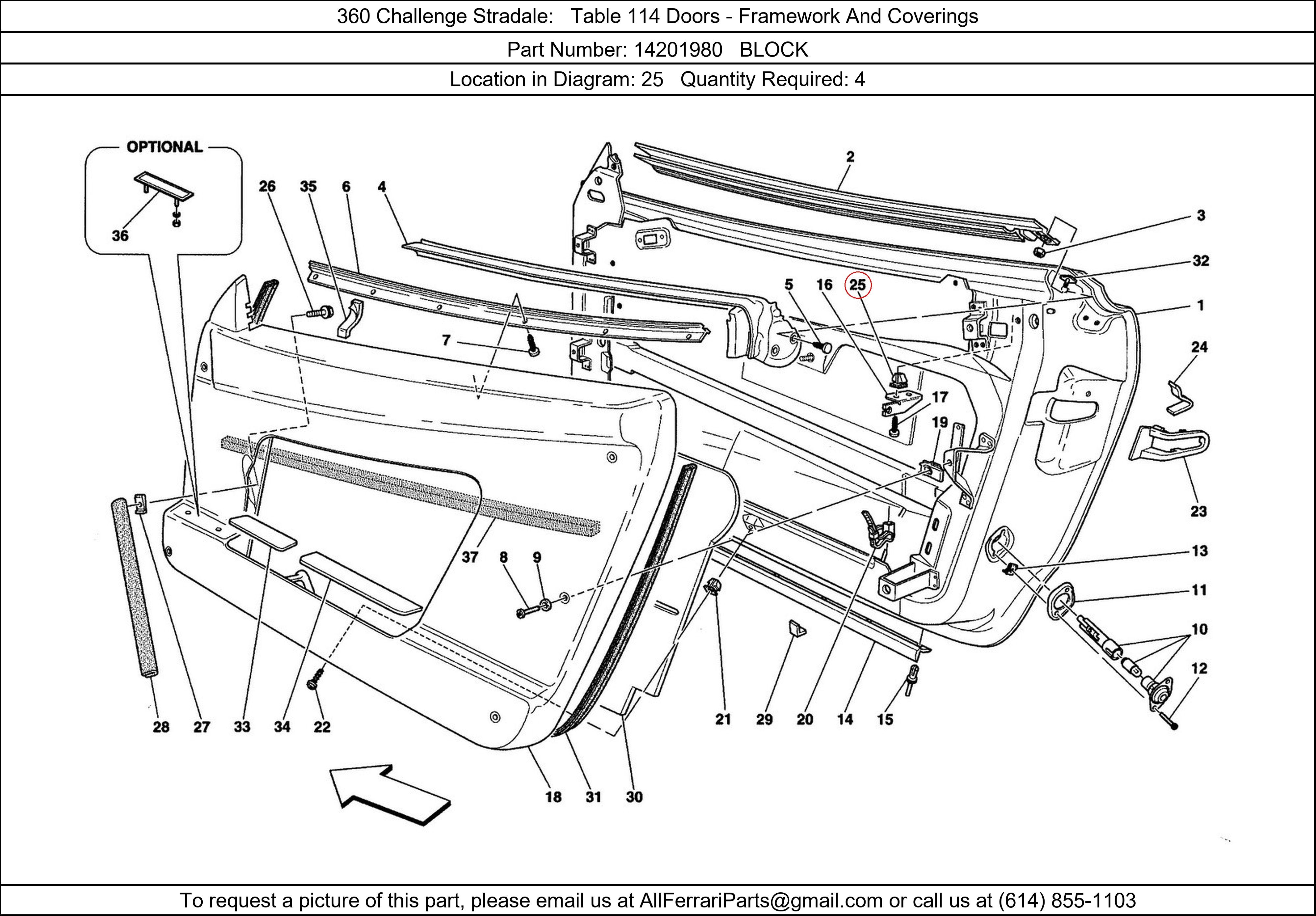 Ferrari Part 14201980