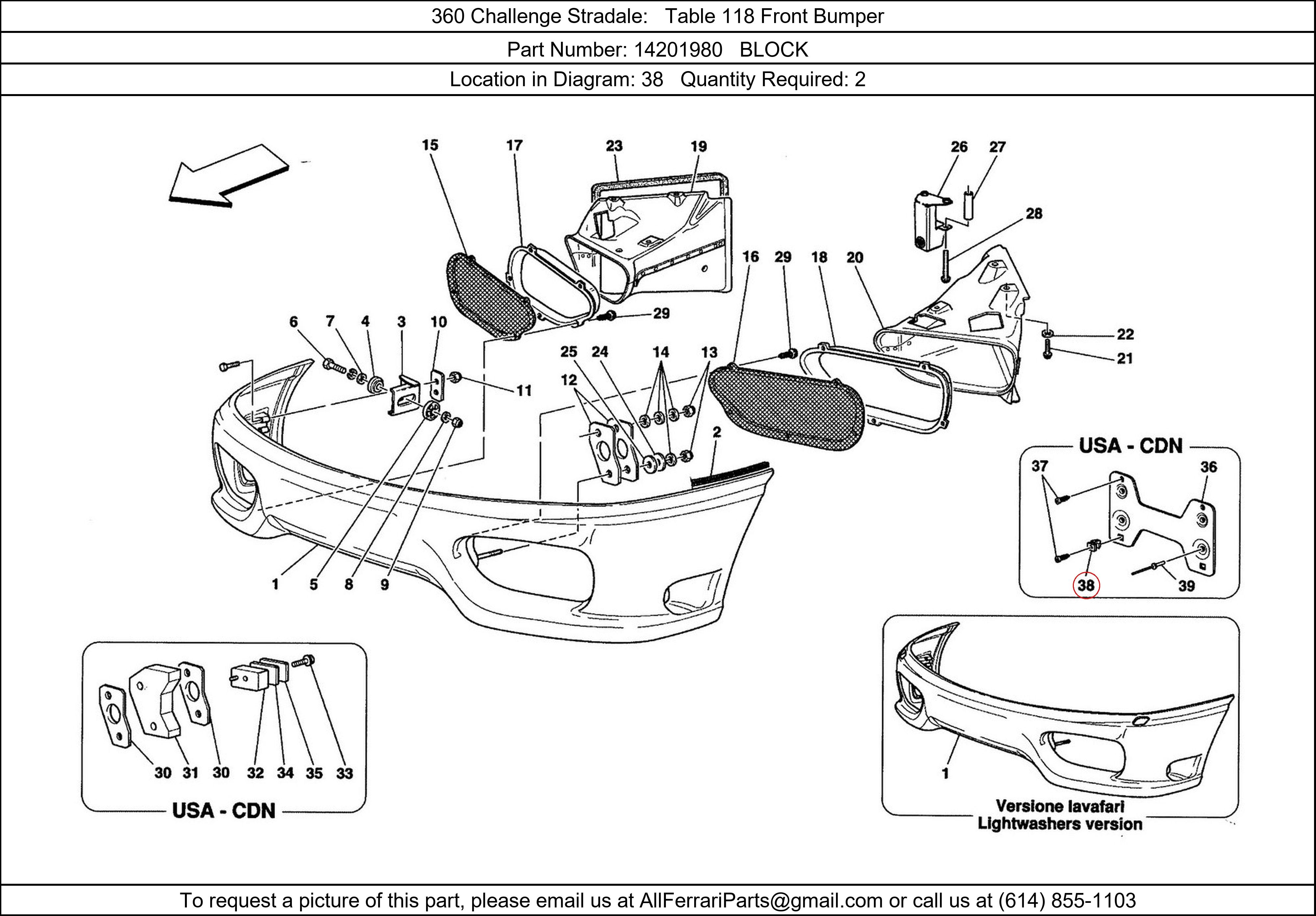 Ferrari Part 14201980