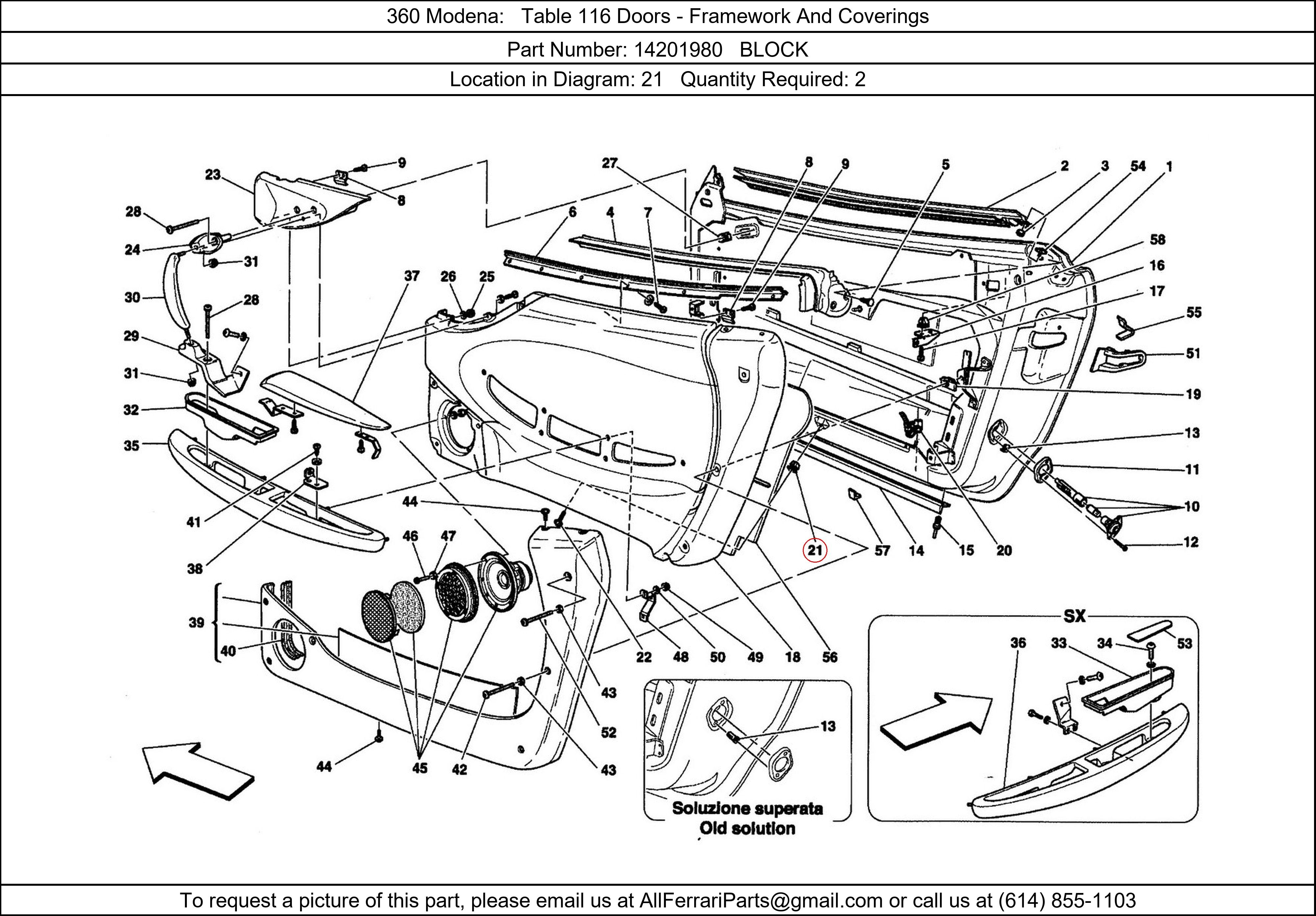 Ferrari Part 14201980