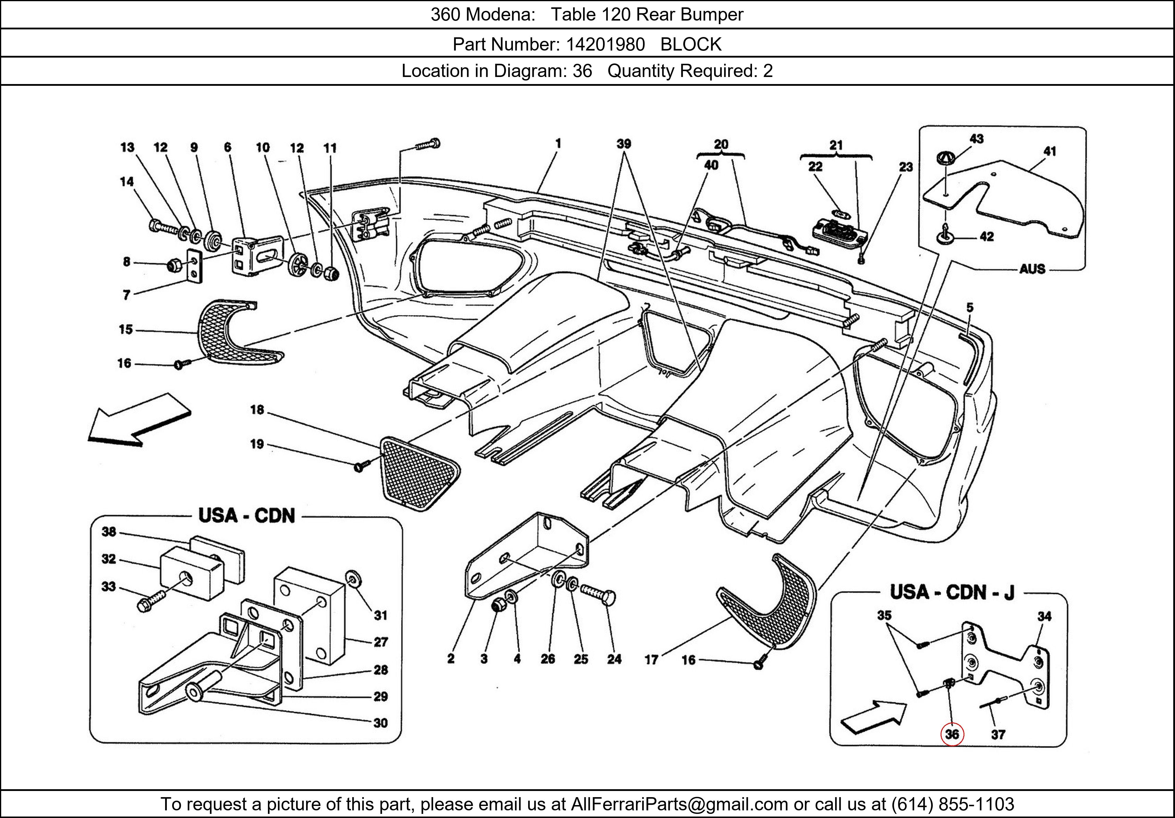 Ferrari Part 14201980