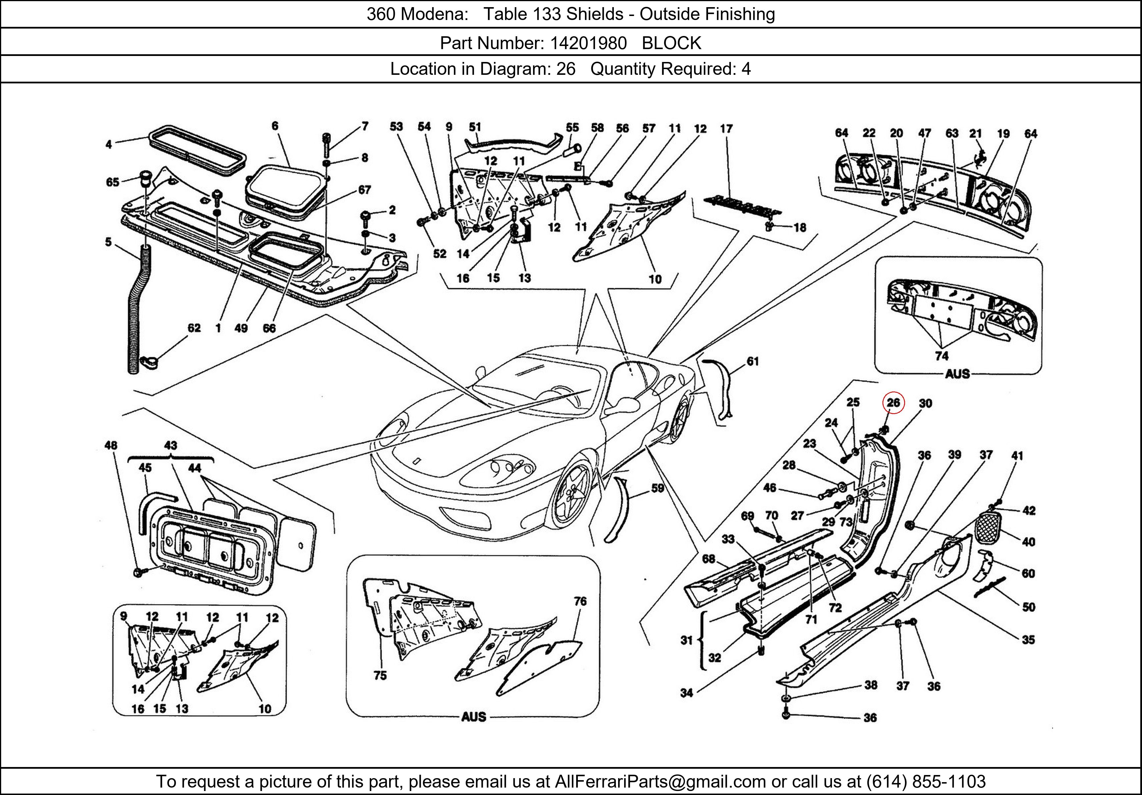 Ferrari Part 14201980