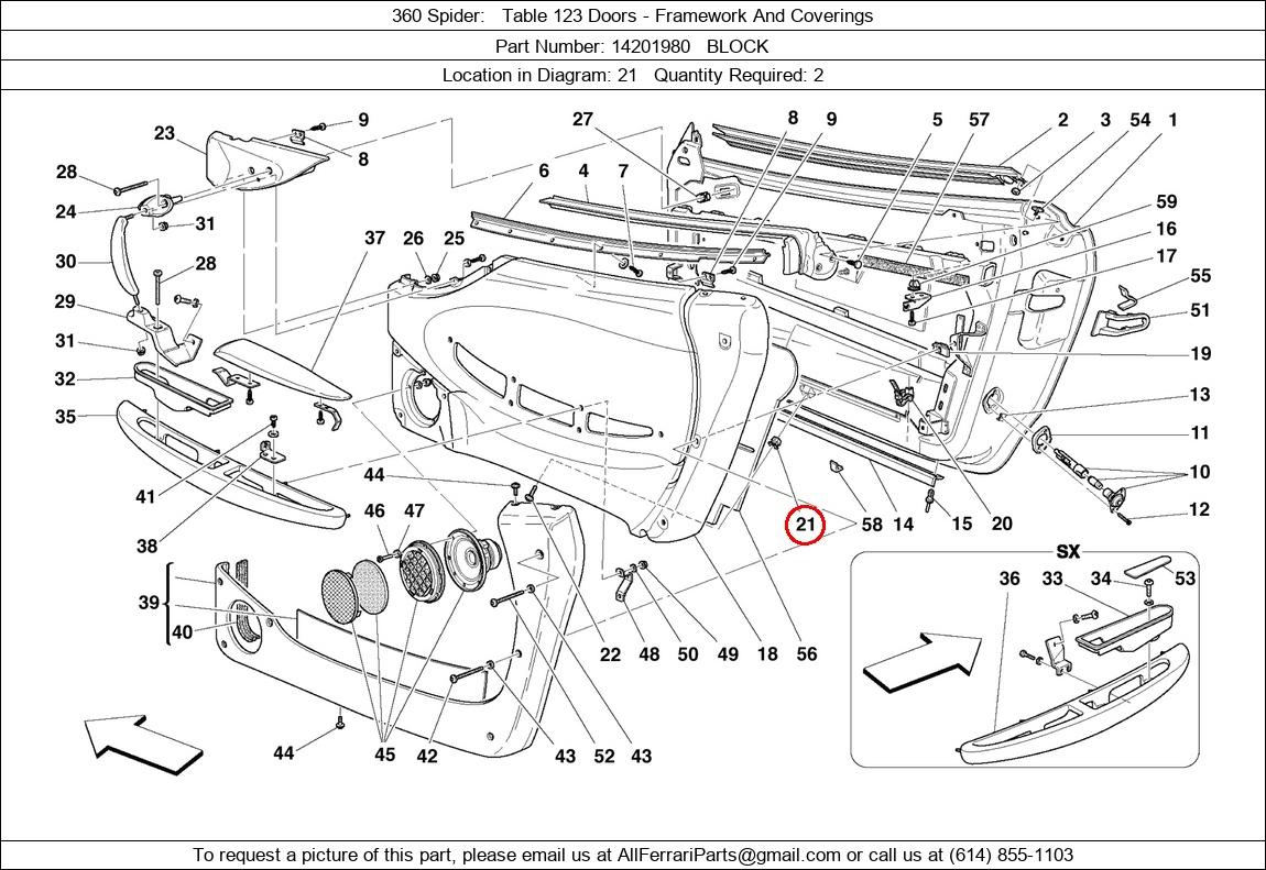 Ferrari Part 14201980